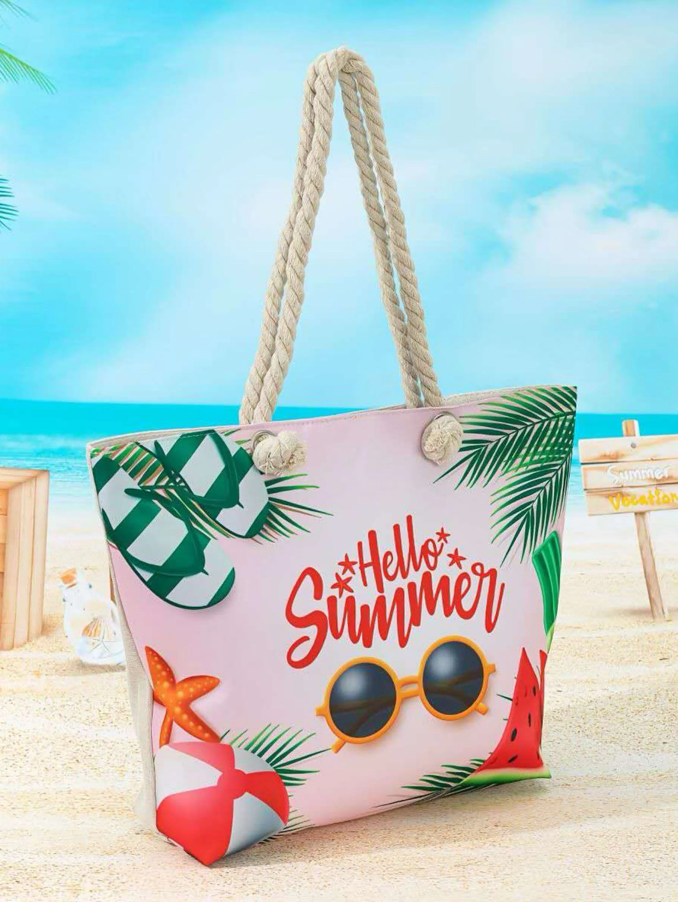 Kit 12pcs bolsa praia 70010