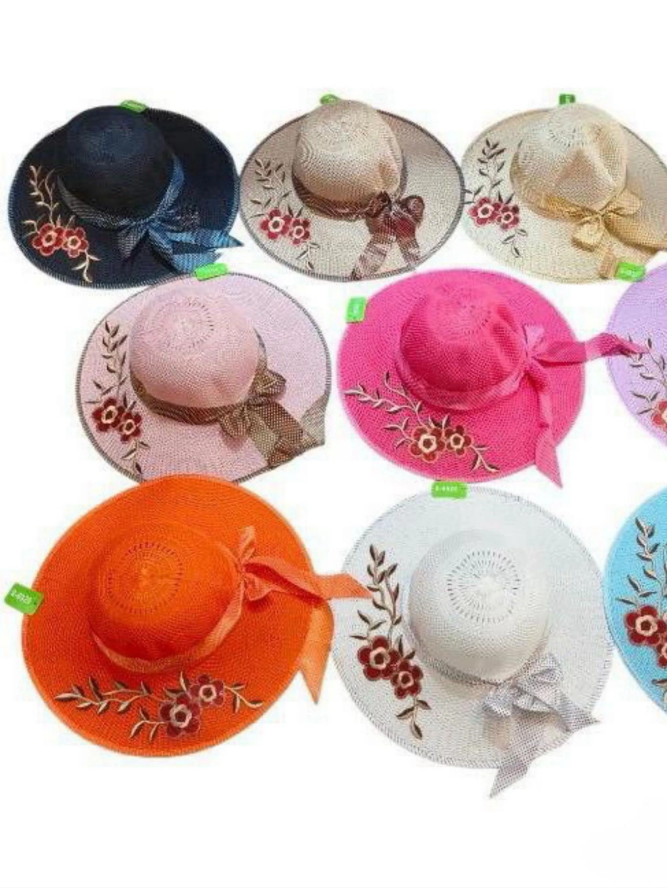 Kit 12pcs Chapeu feminino 0920