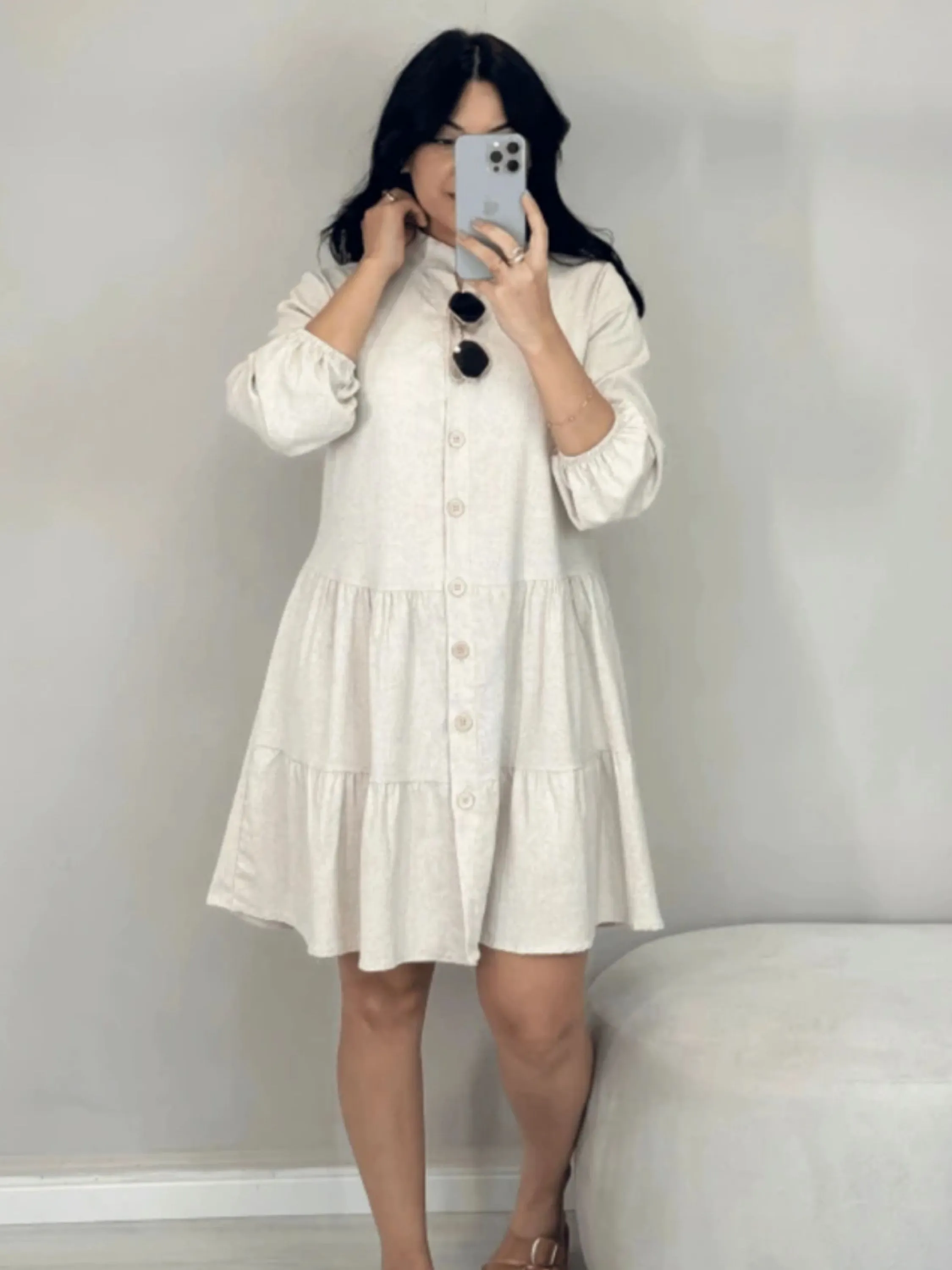 Vestido Bata Liso