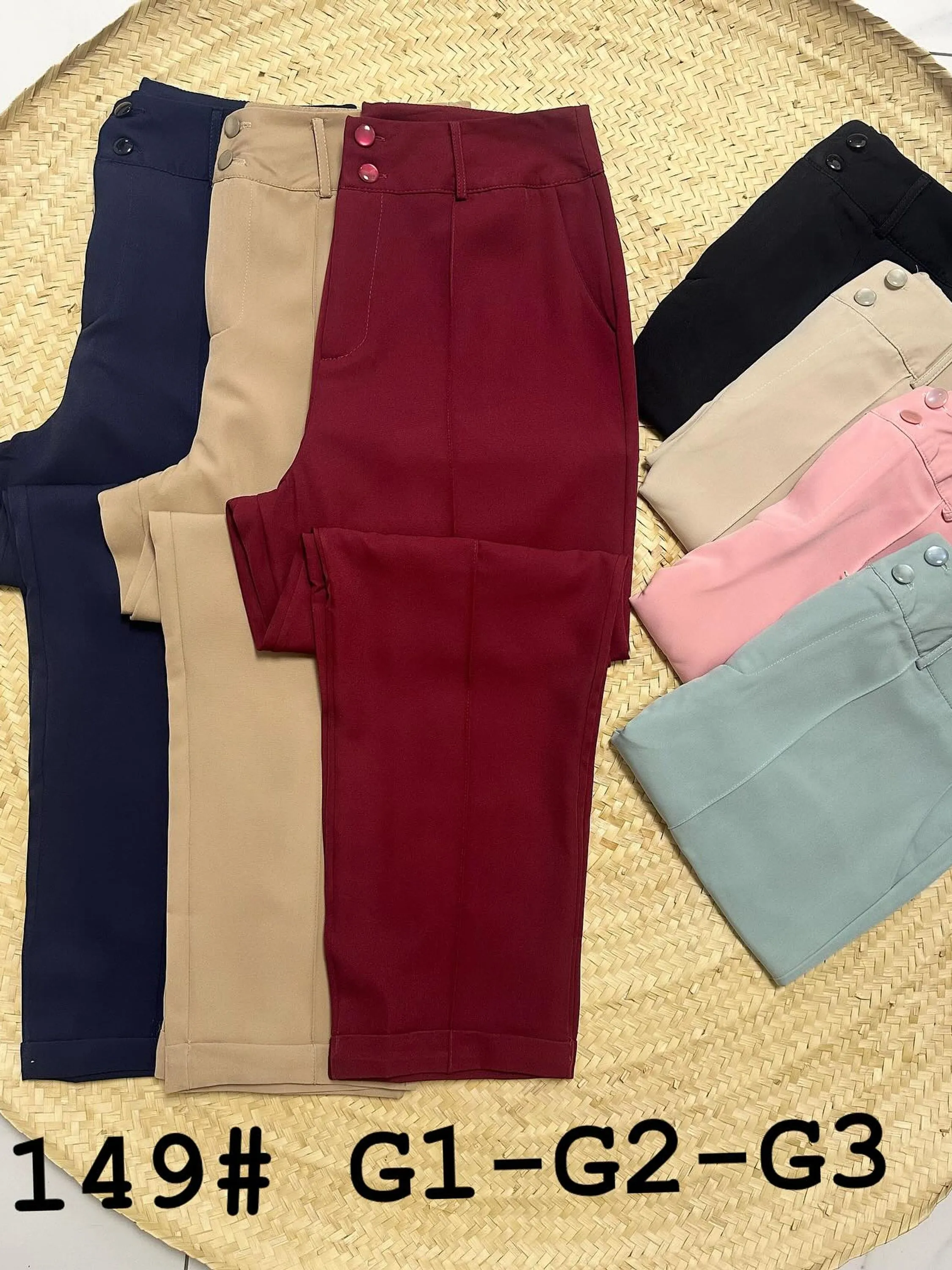 CALCA FEMININO ALFAIATARIA PLUS SIZE C 2 BOTOES