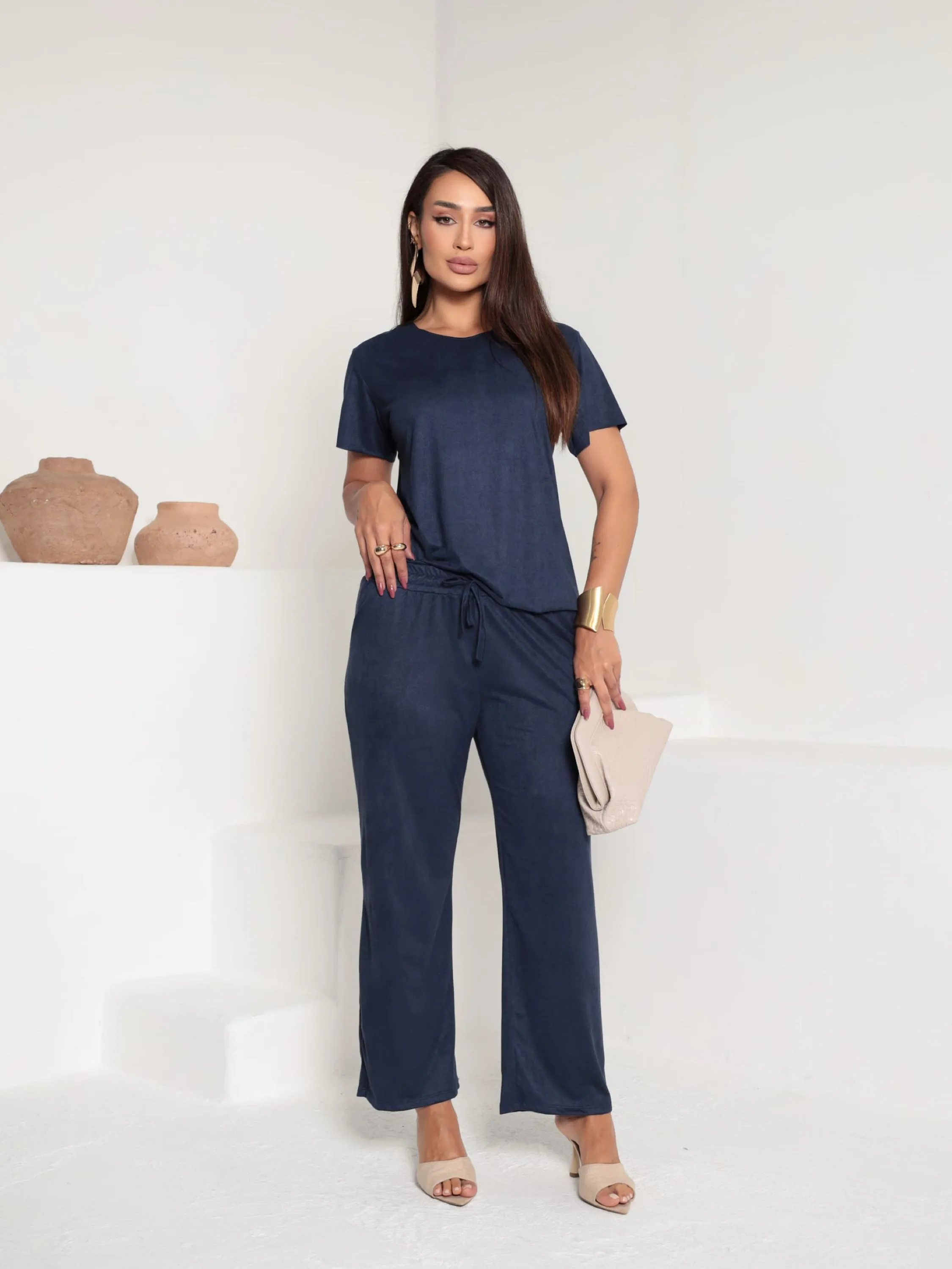 Conjunto Feminino Tendencia De Verão  O Tecido Macio
