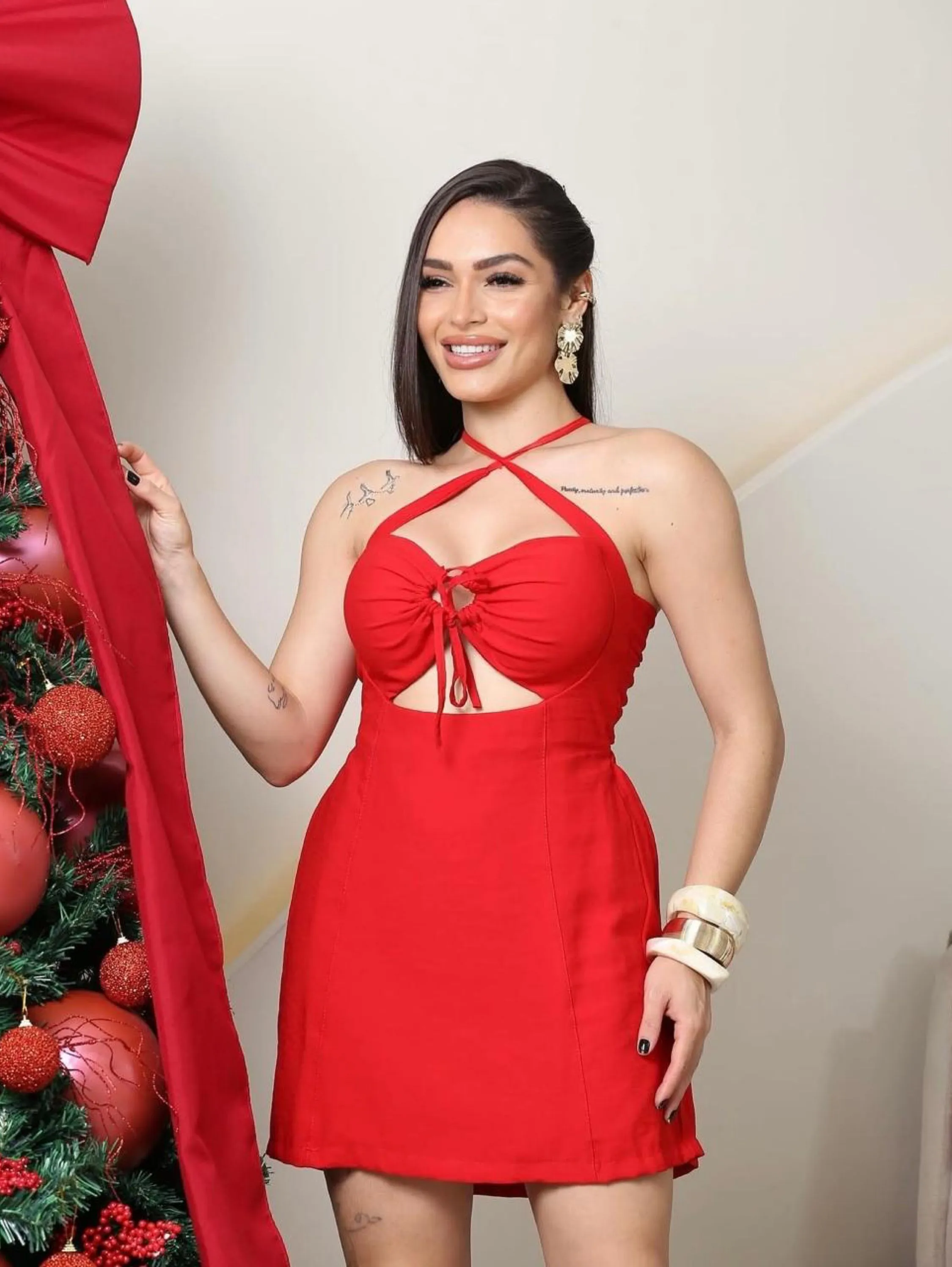 Macaquinho feminino curto para fin de ano