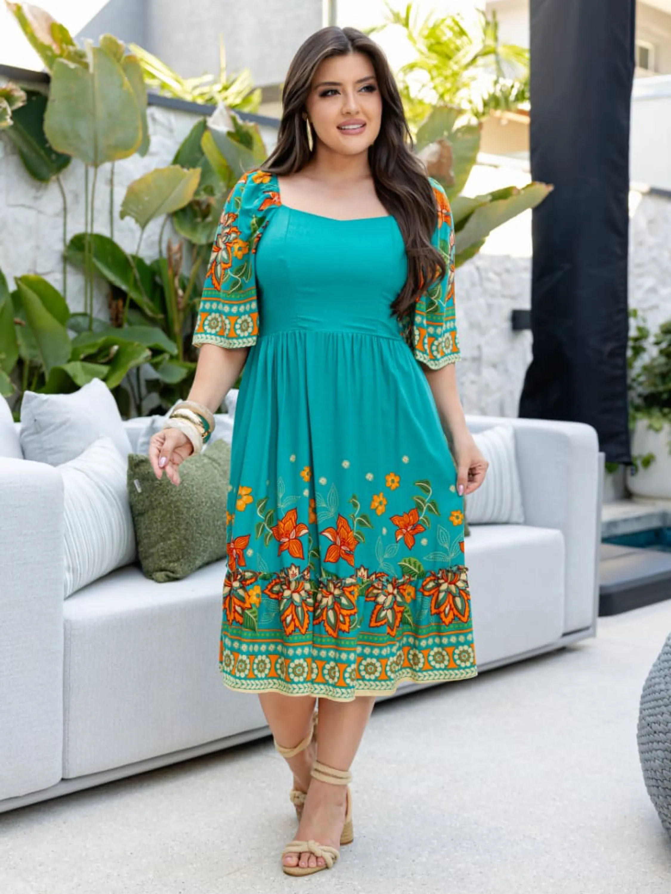 Vestido Laís viscolinho