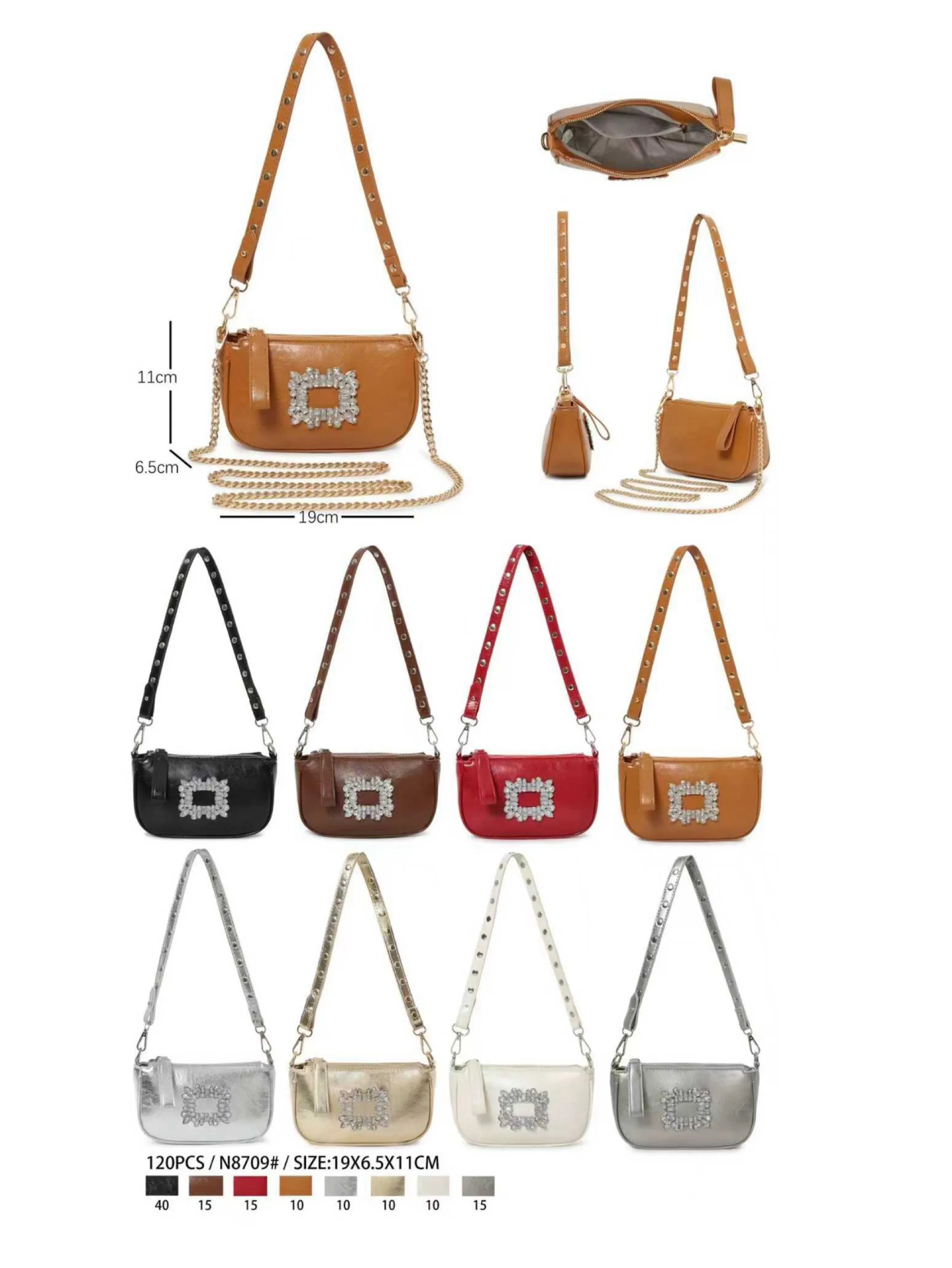 Bolsa Feminina Shoulder Baguete