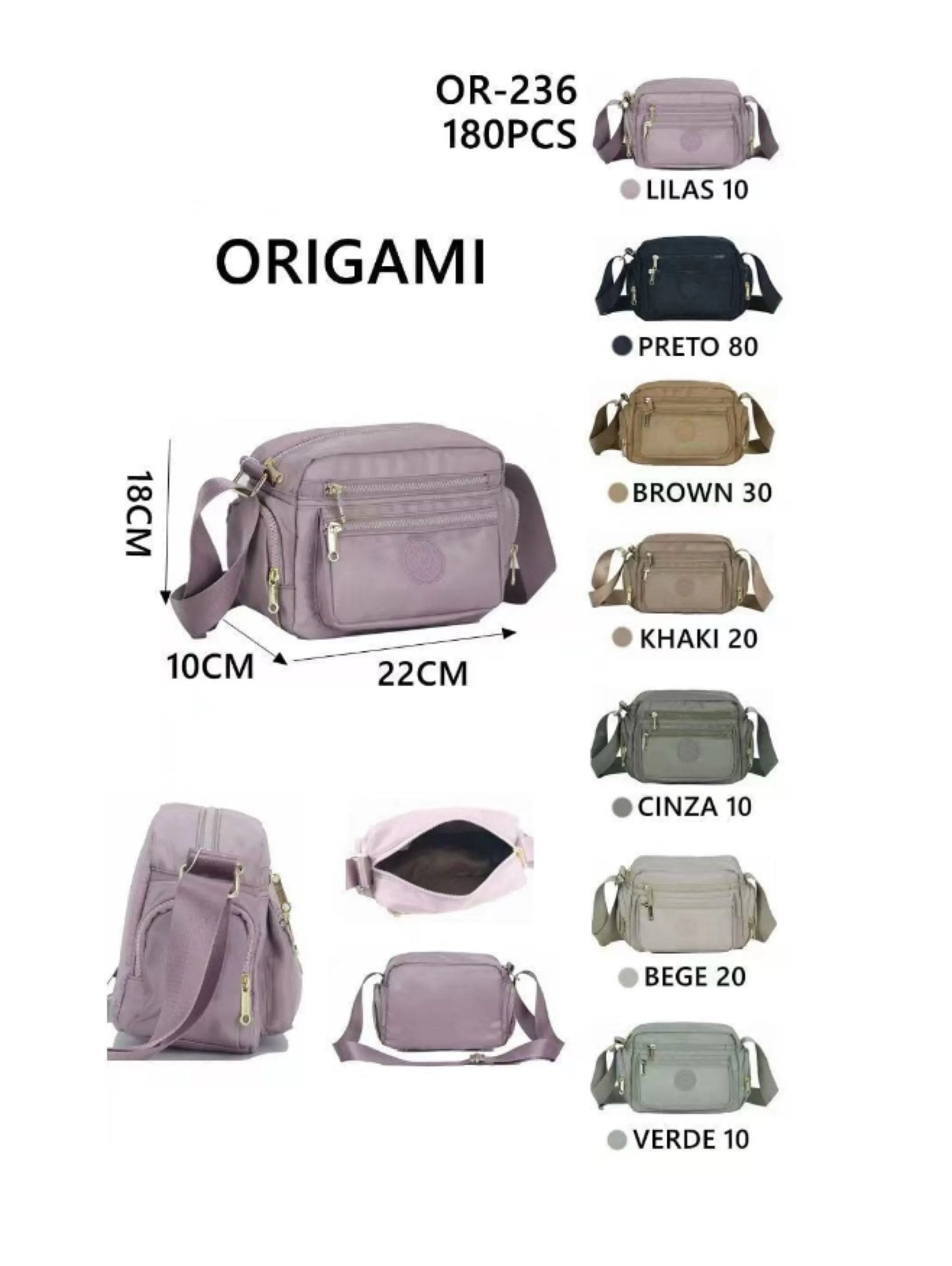Bolsa pequena transversal
