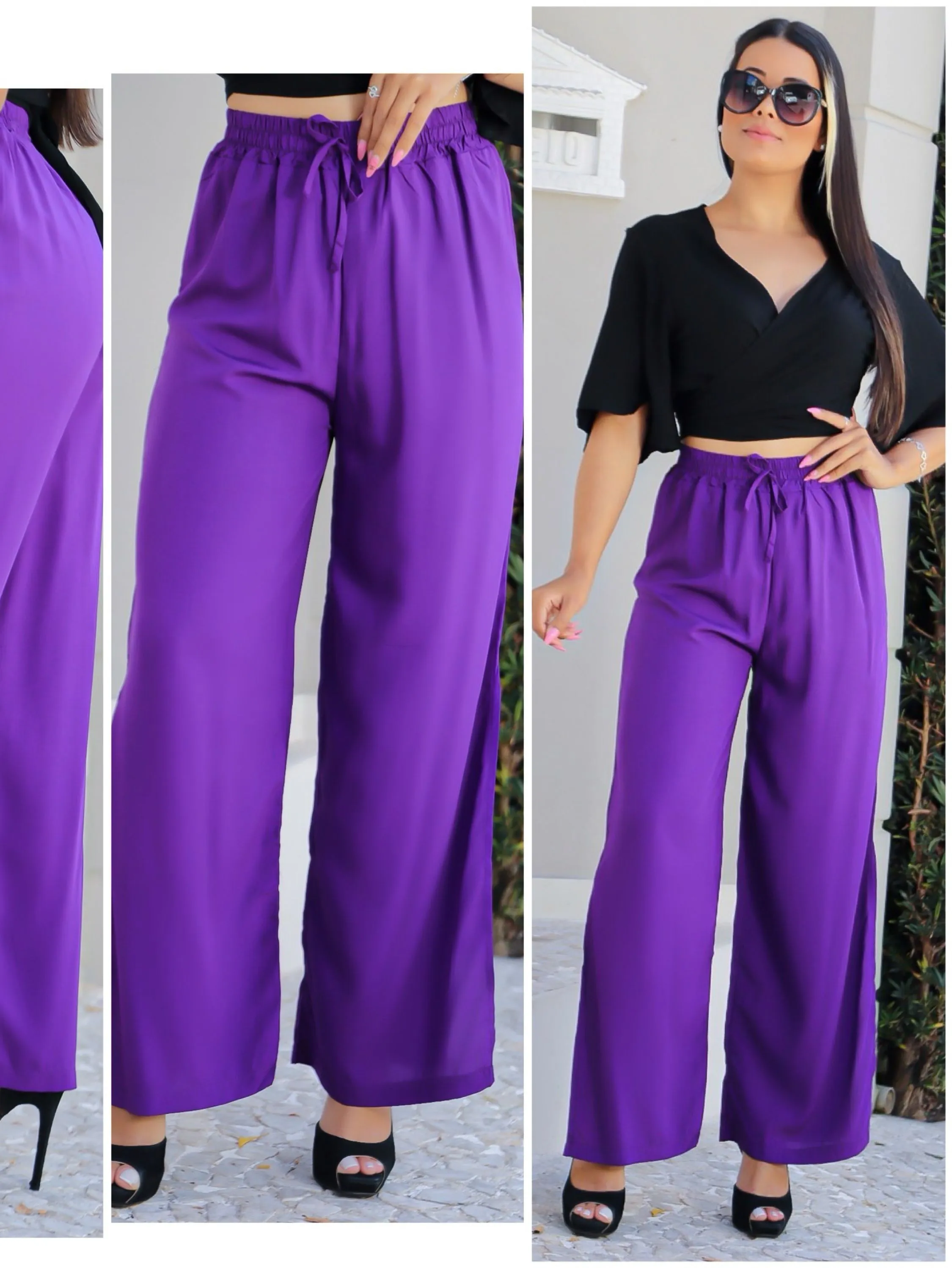 CALÇA PANTALONA VISCOSE