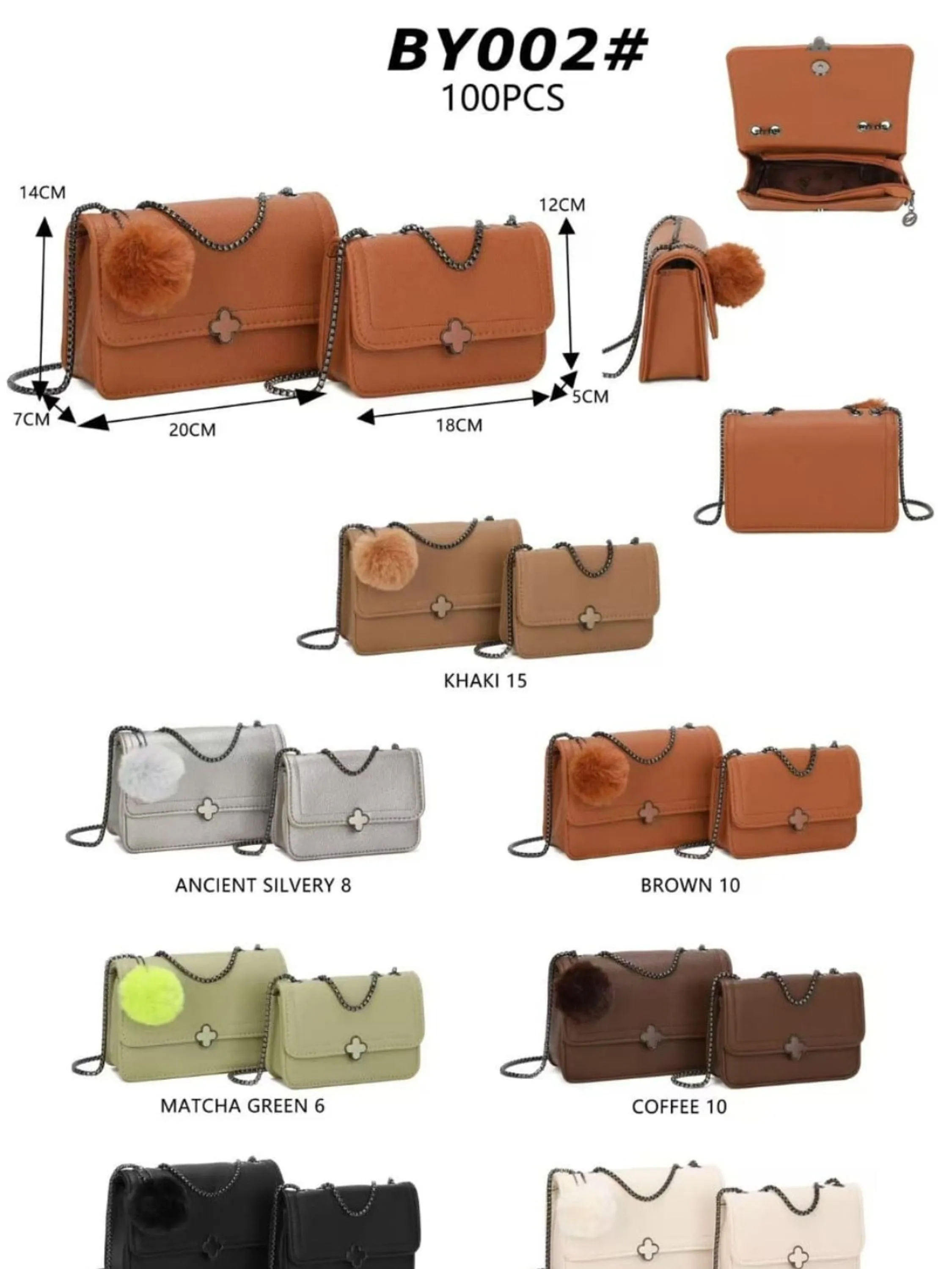 Conjunto de bolsa de duas peças