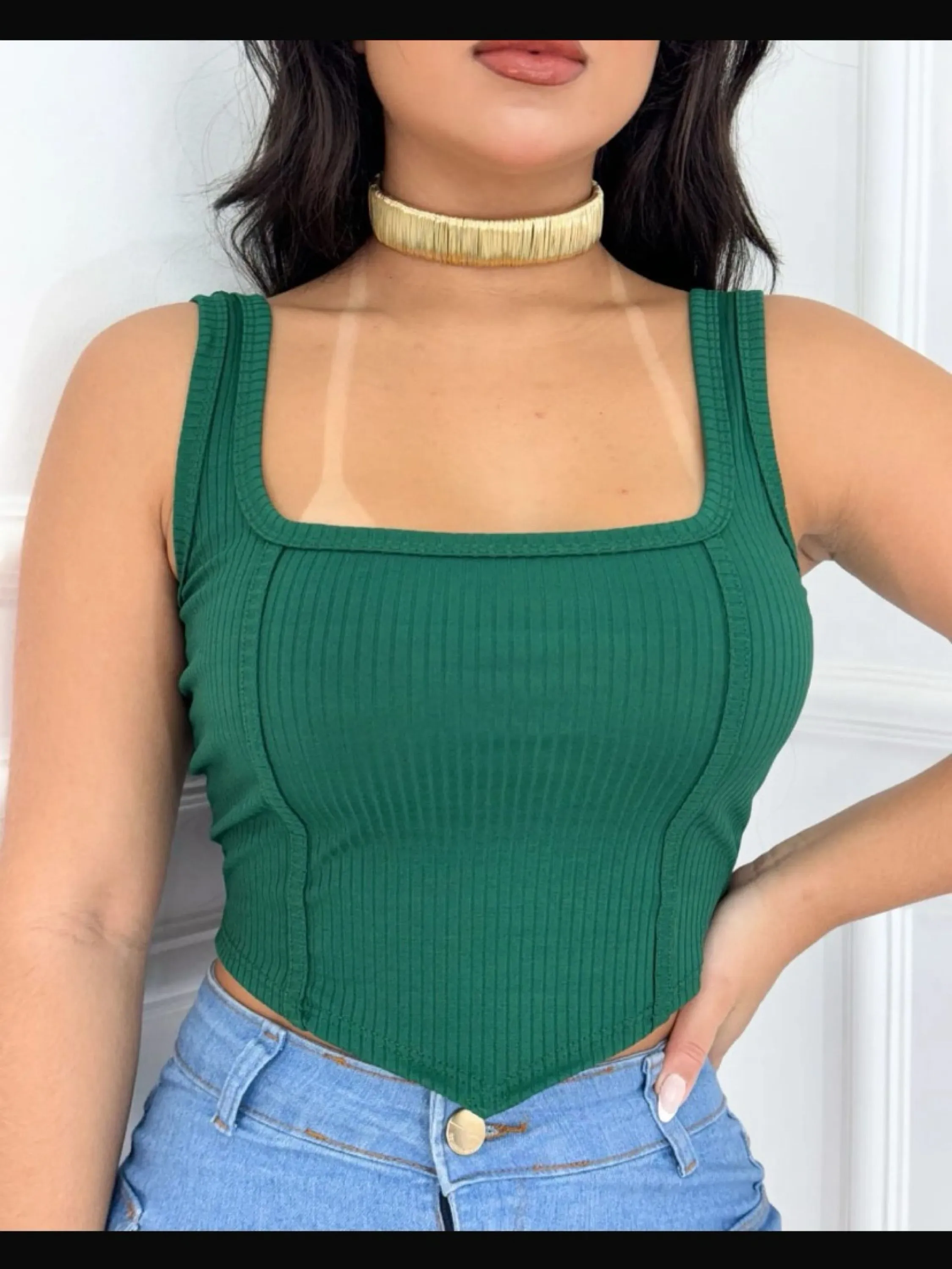 Cropped Maria com bojo