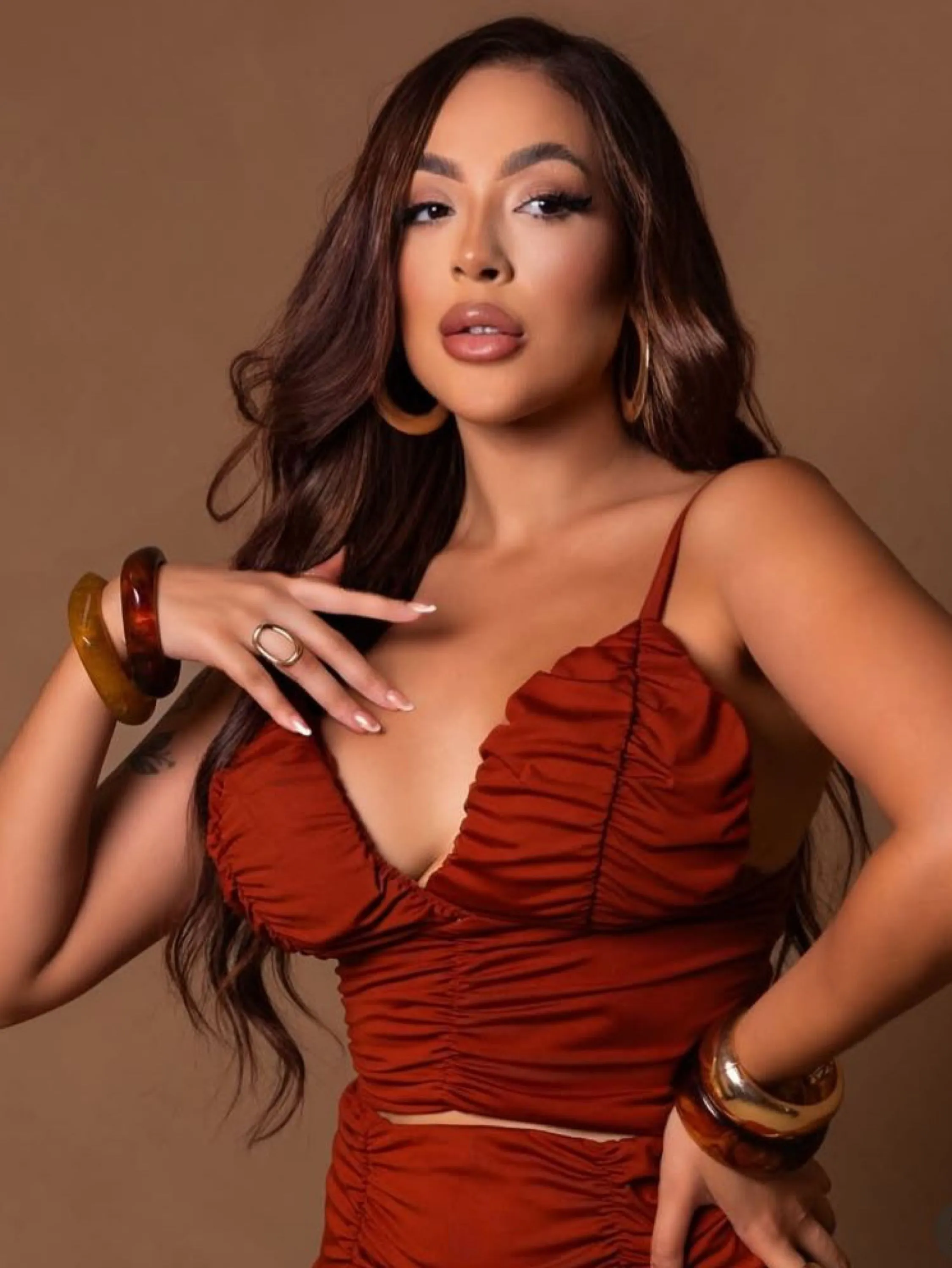 Cropped franzido
