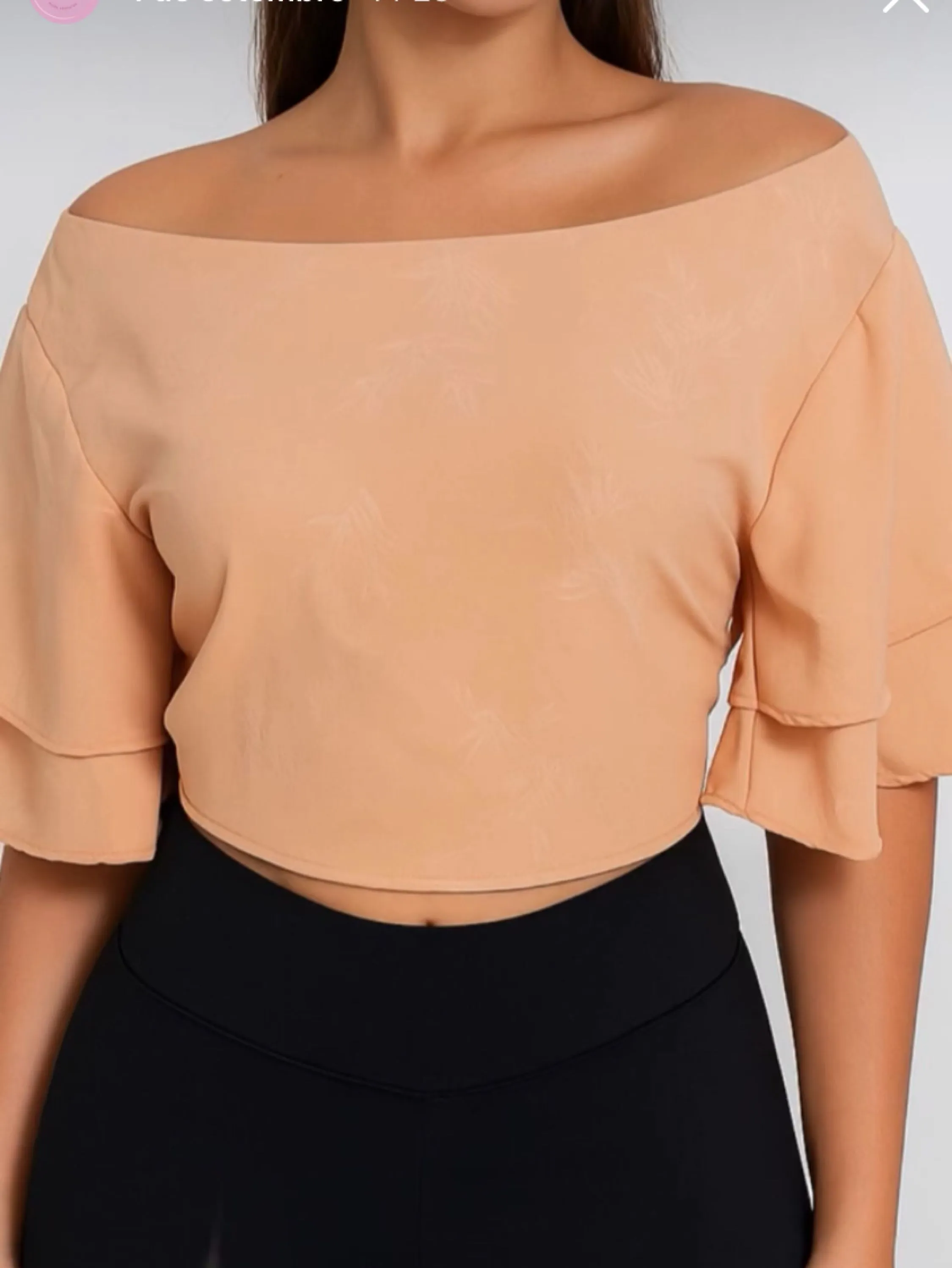 Cropped ciganinha