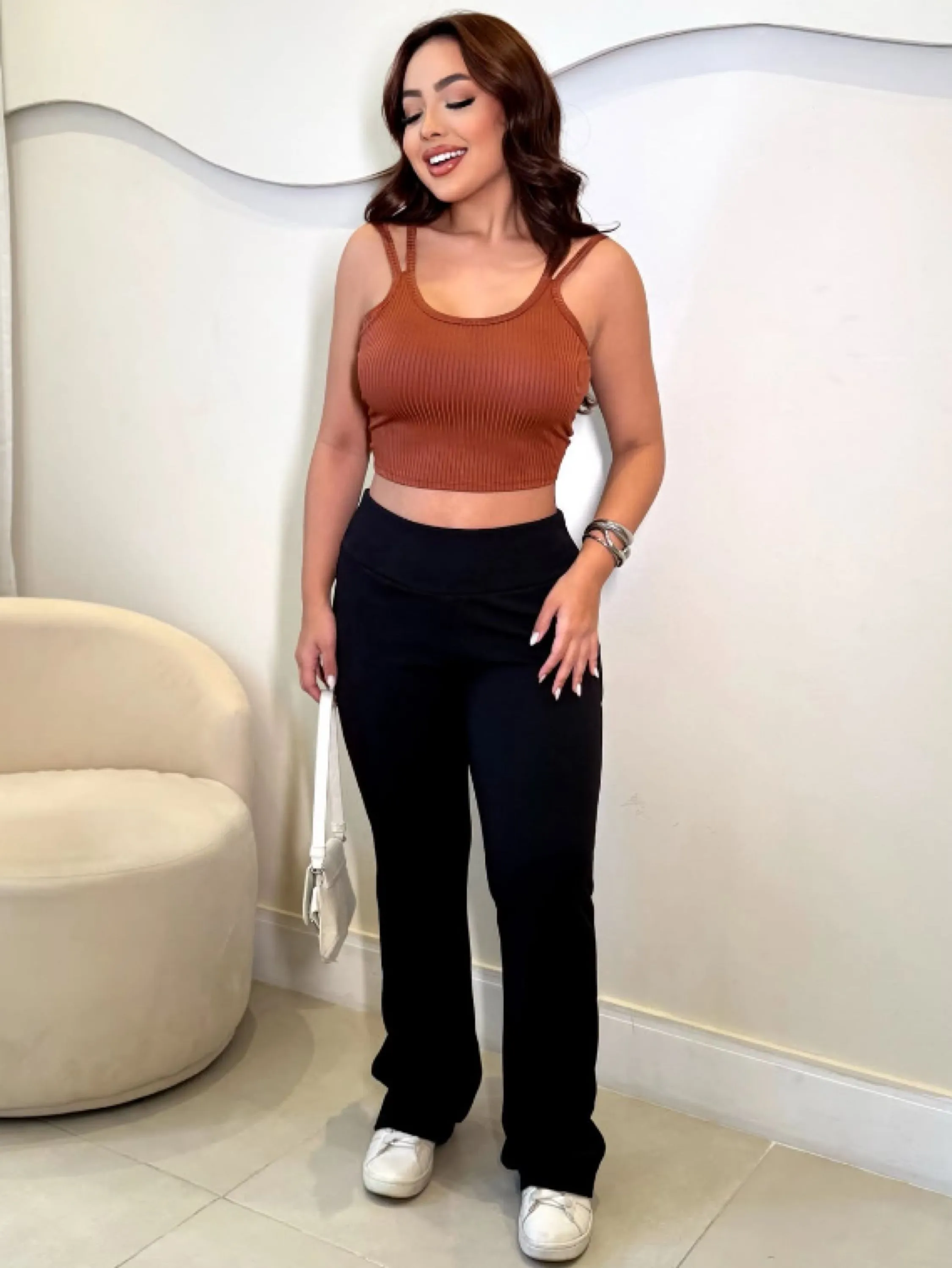 Calça flare