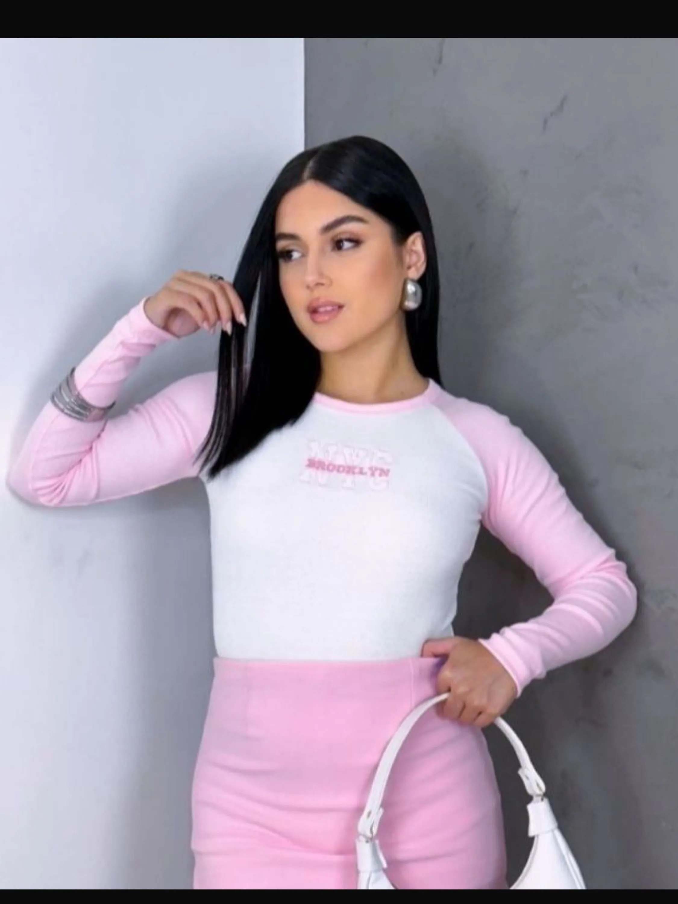 Cropped manga longa