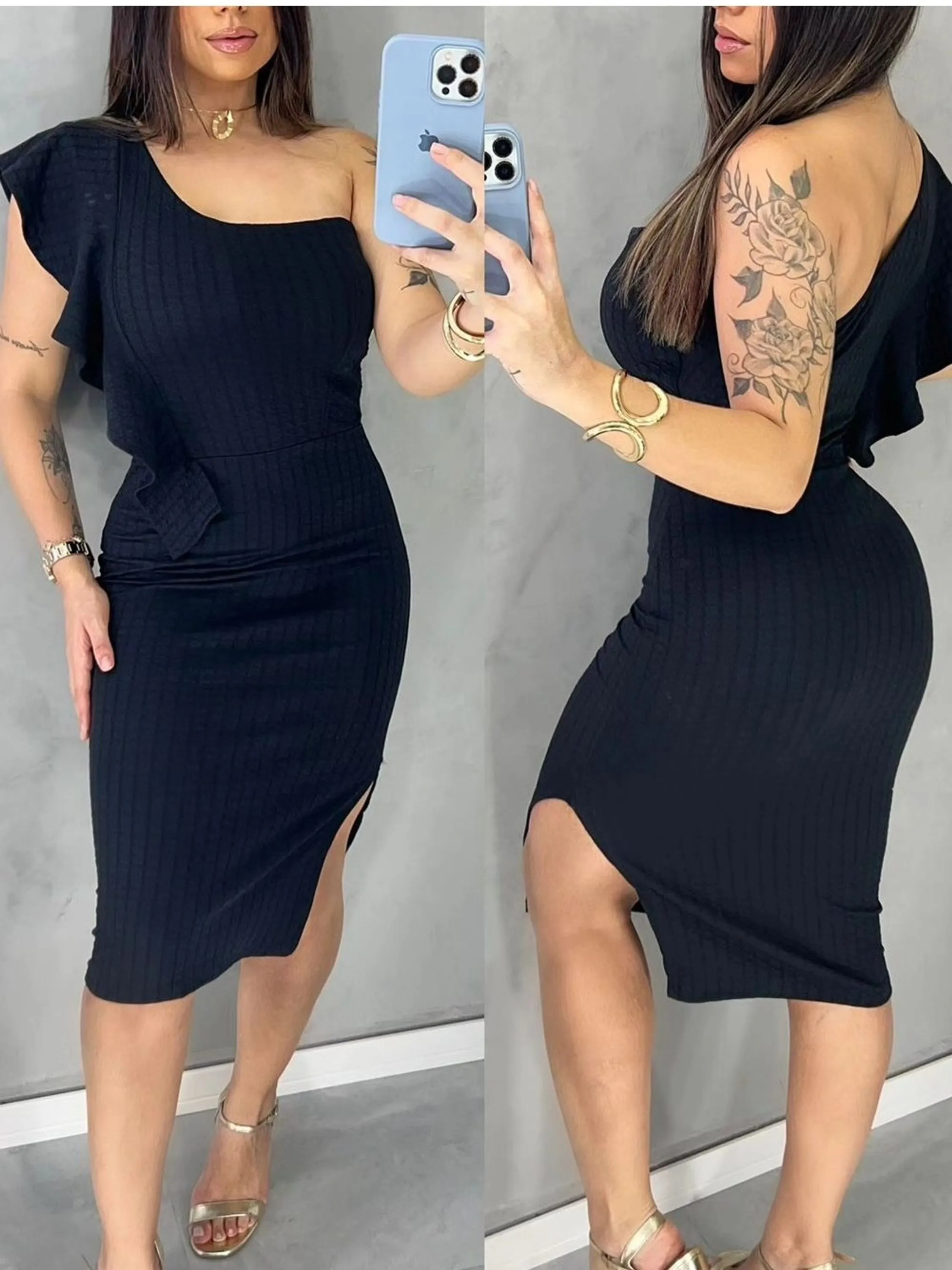 Vestido Malha Bublle