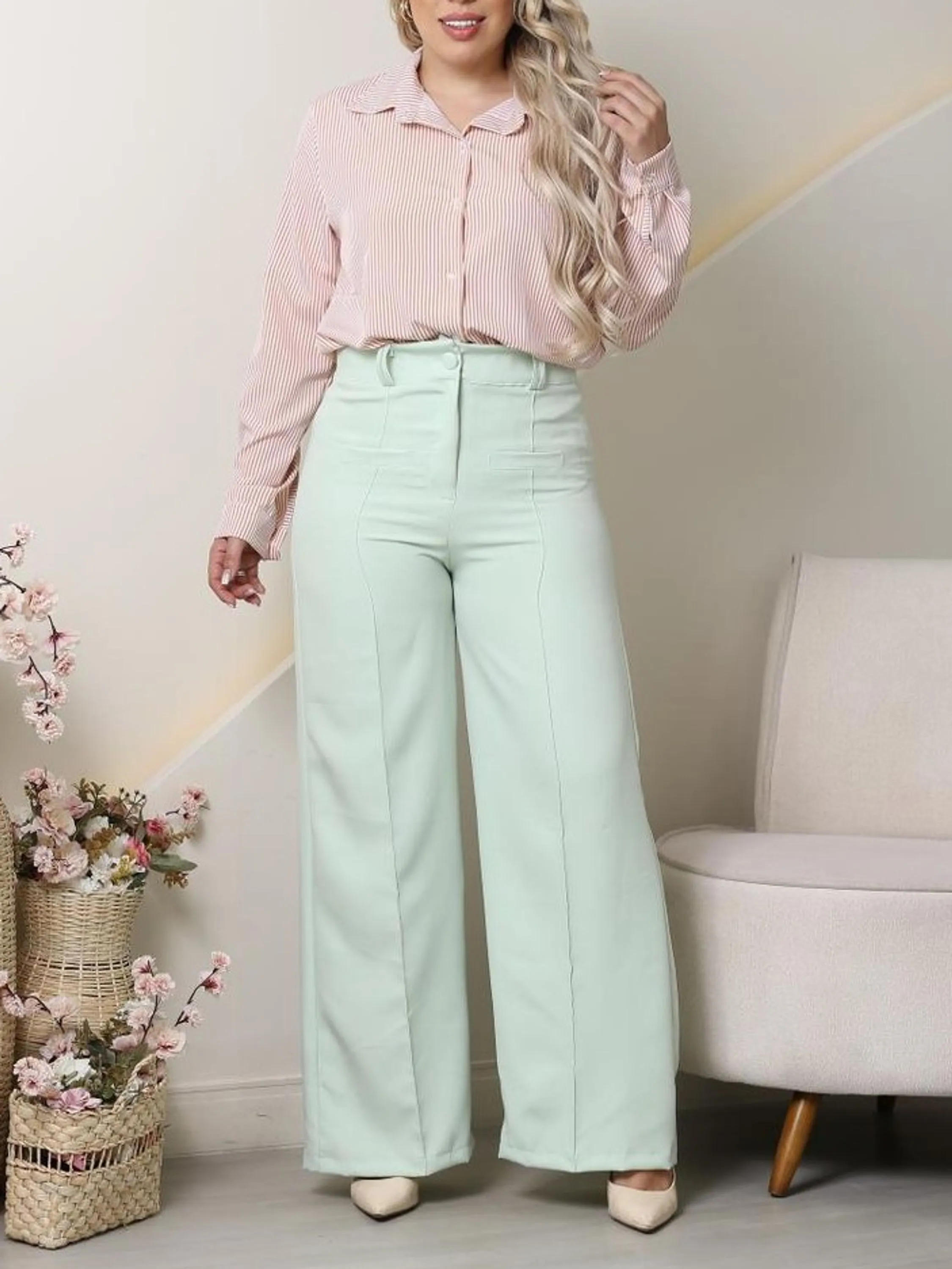 Calça Pantalona Alfaiataria