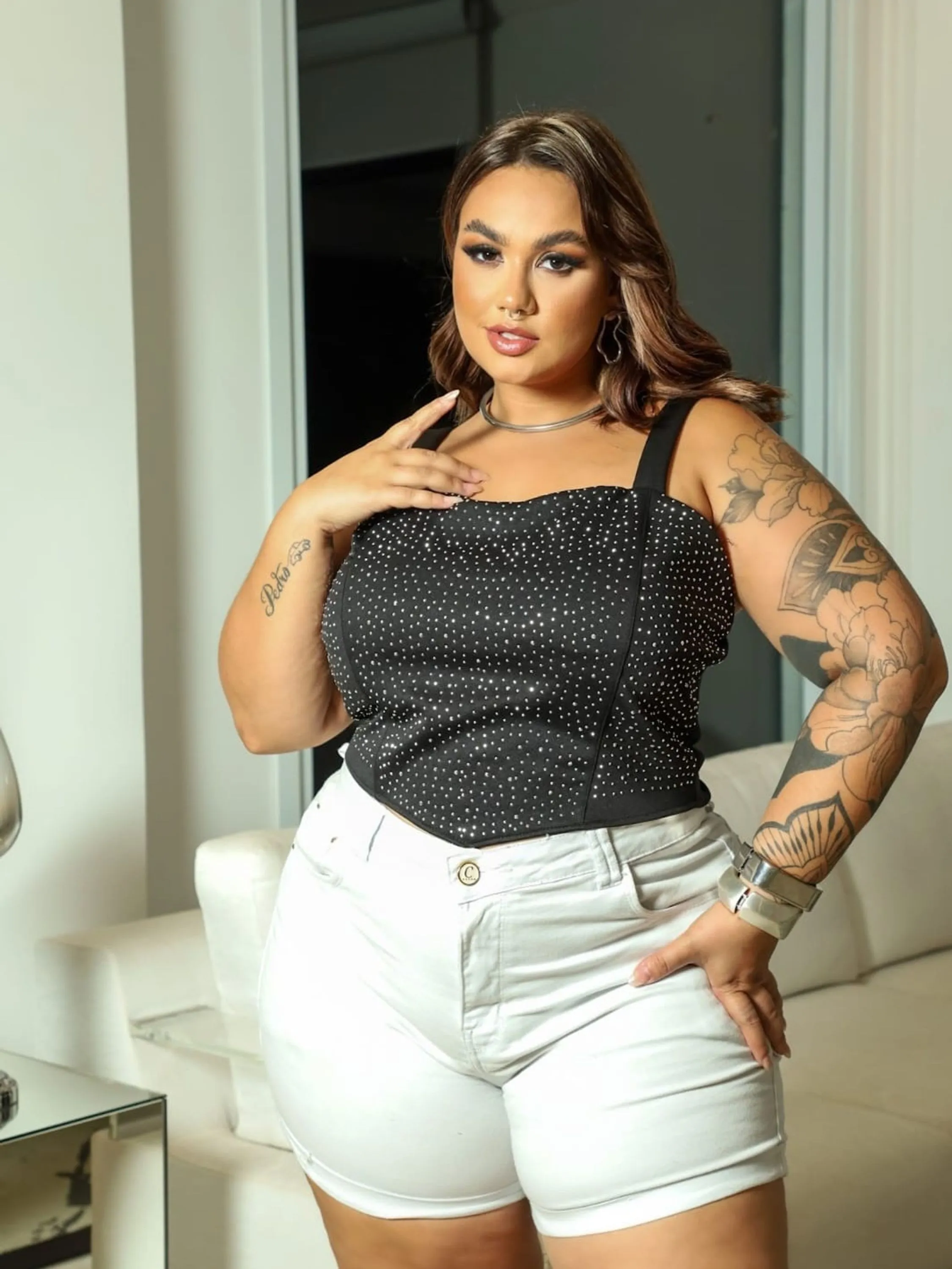 Cropped Plus Size
