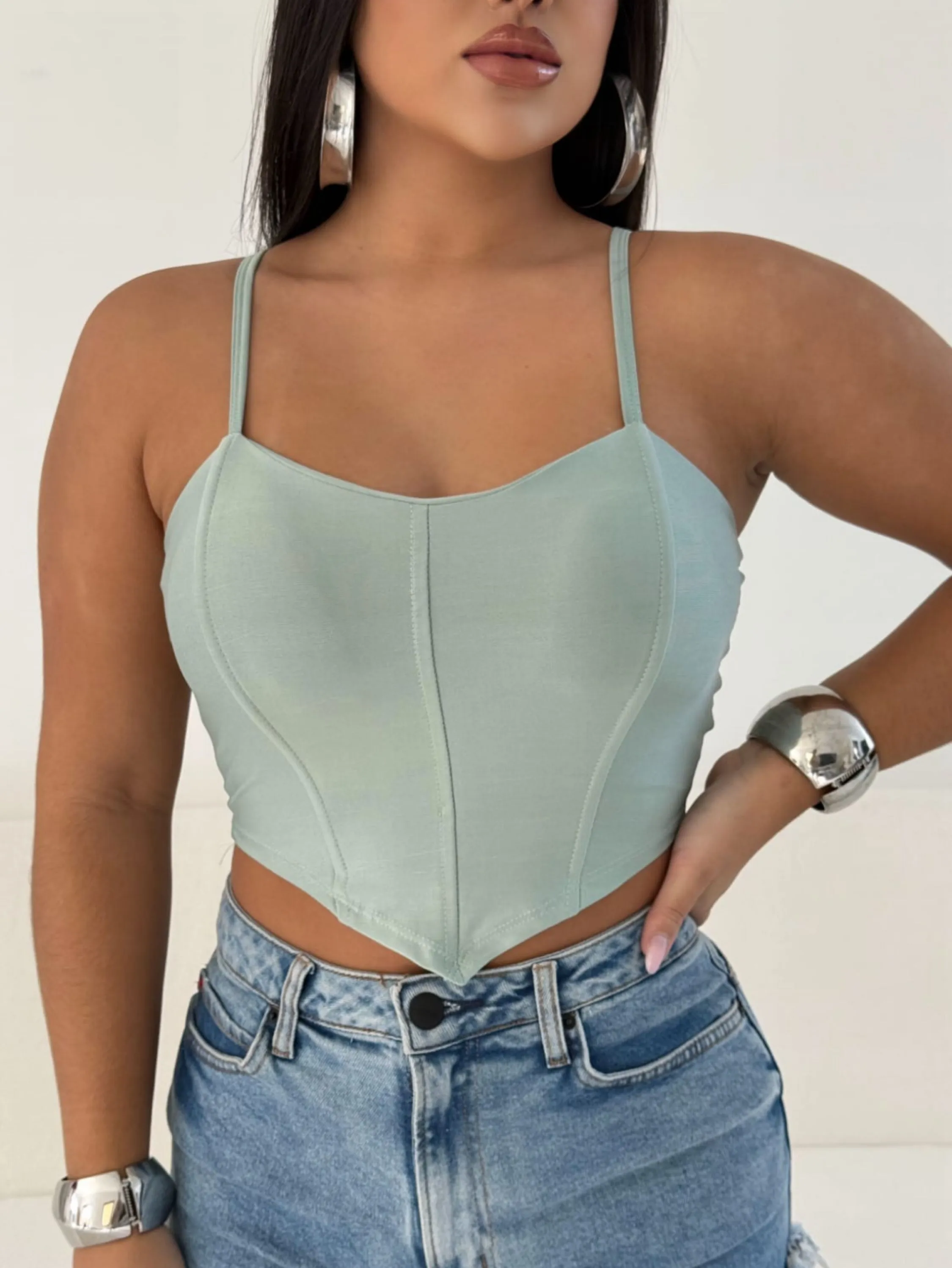 Cropped Valentina Com barbatana
