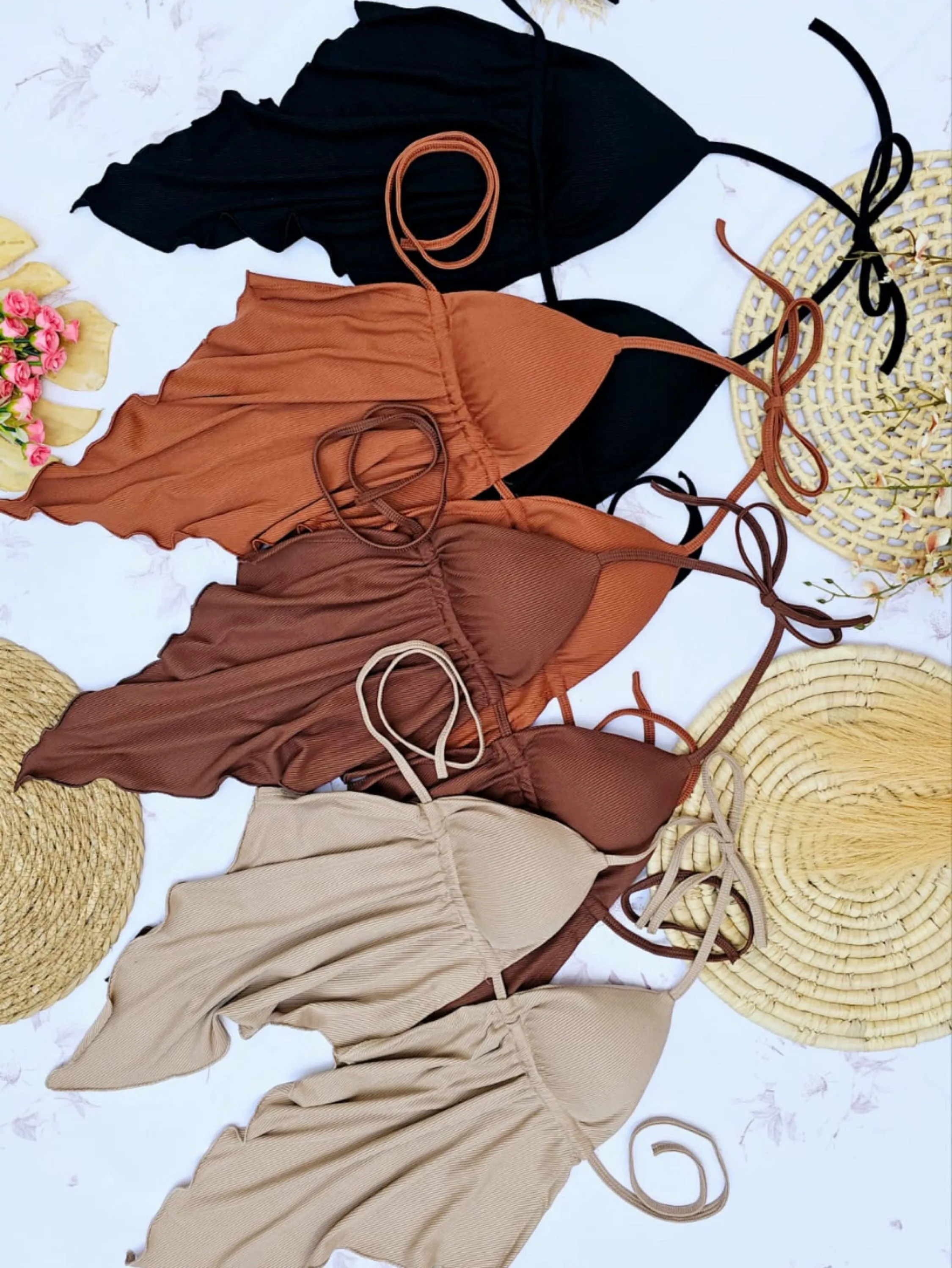 Cropped Franjas Moda Verão