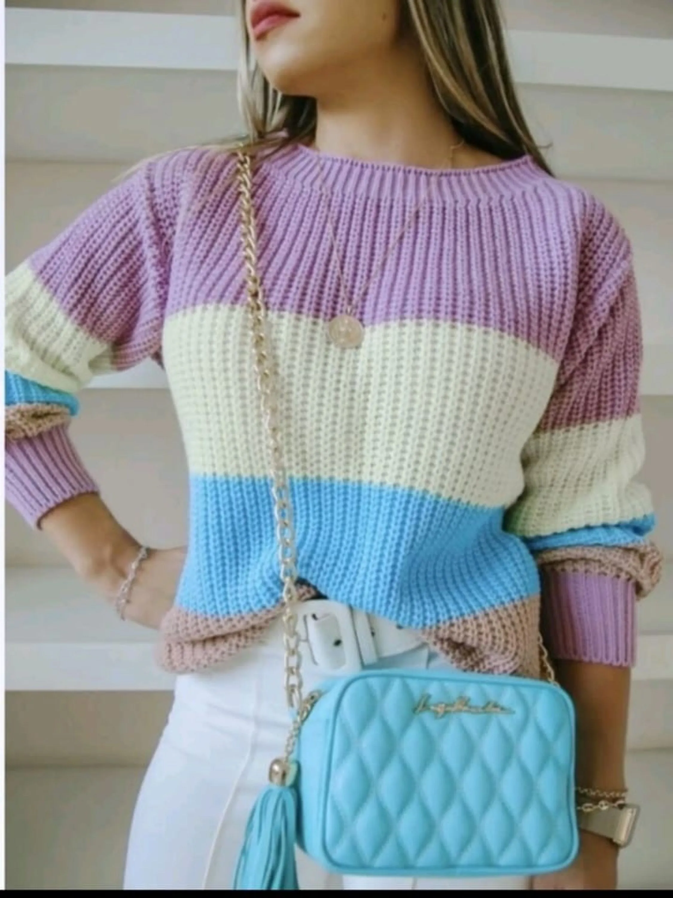 Blusa manga longa