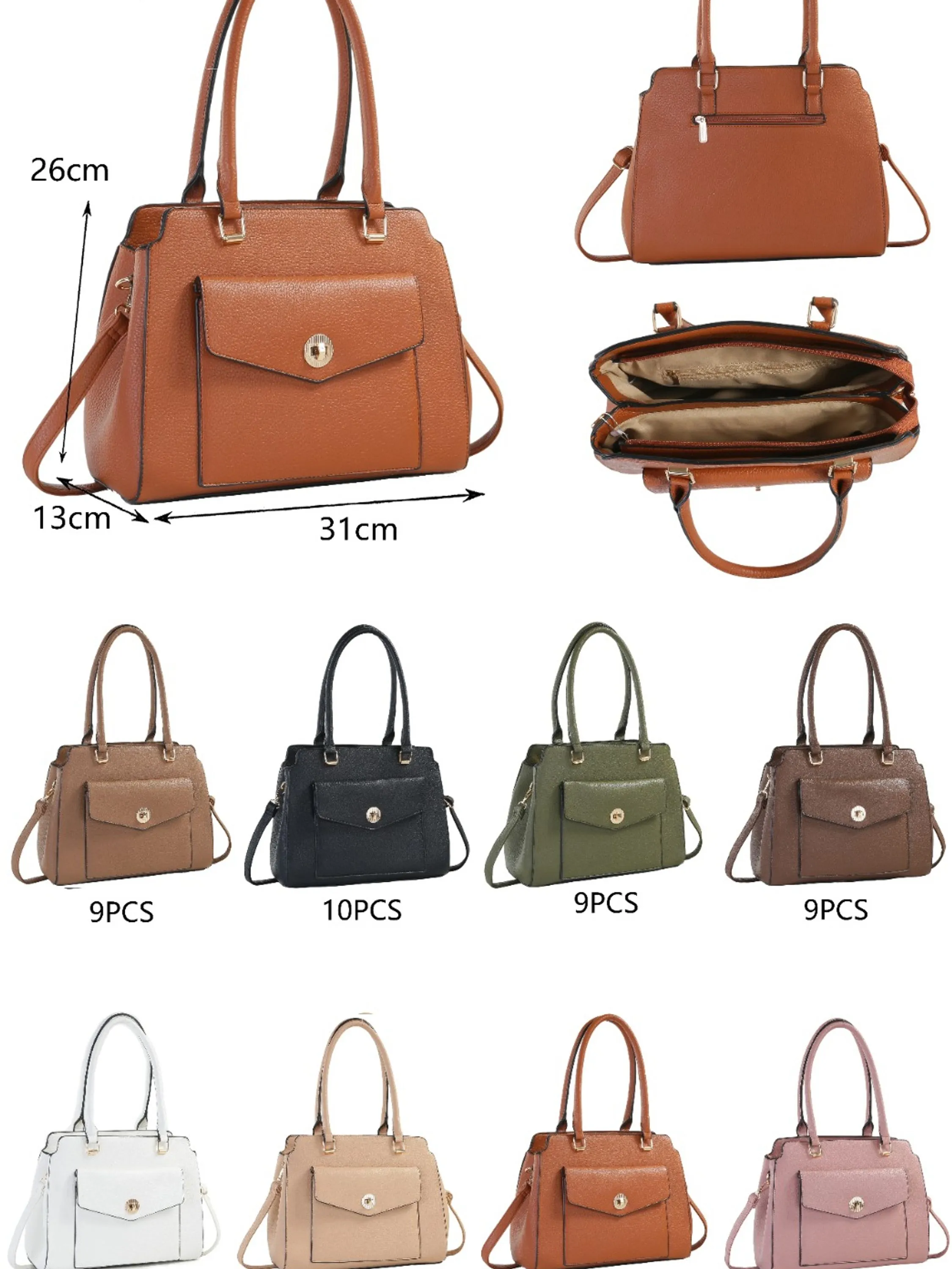 Bolsa feminina couro PU - MSTB-05