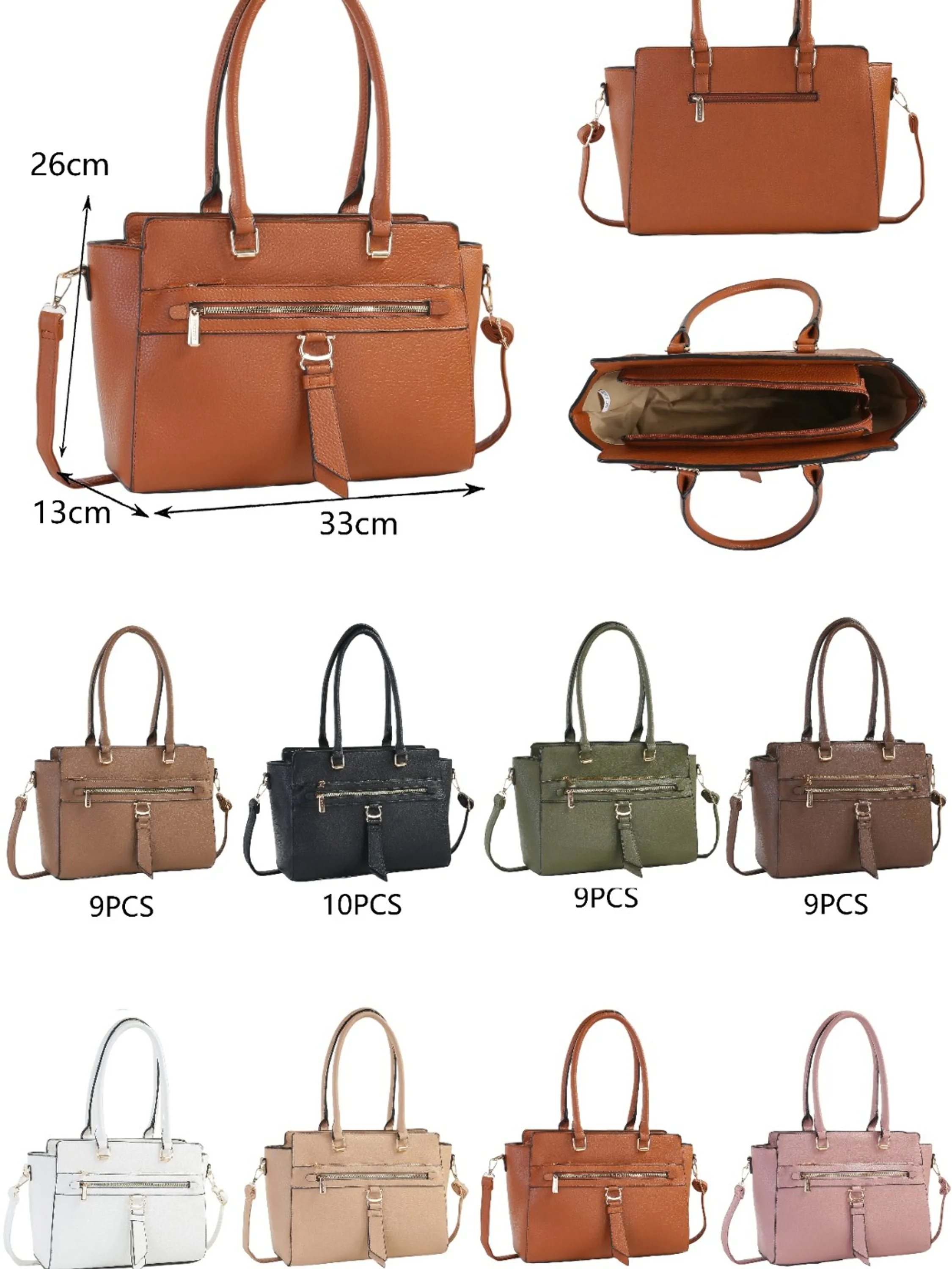 Bolsa feminina grande couro PU - MSTB-08