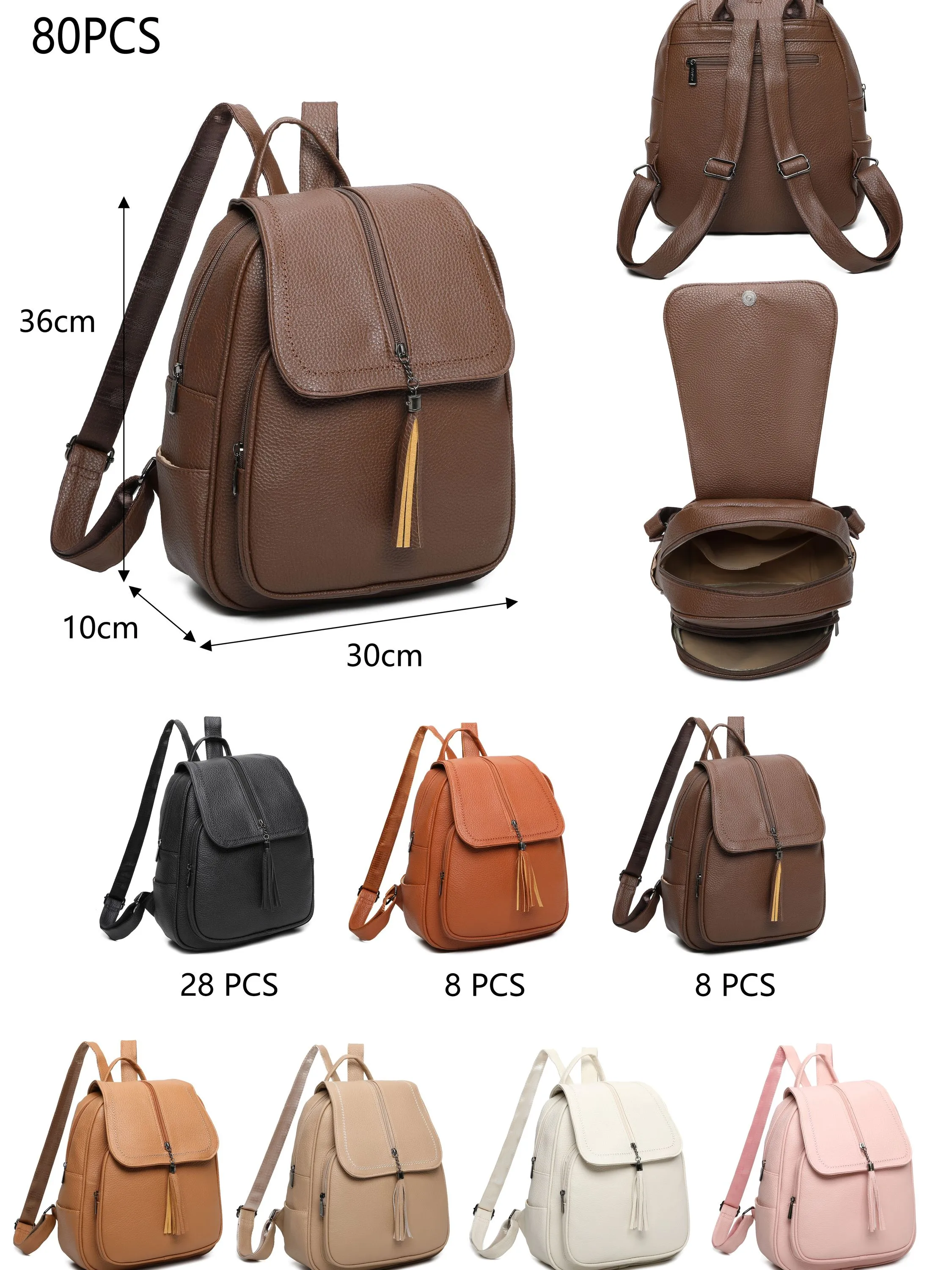Mochila couro PU XFBB5R
