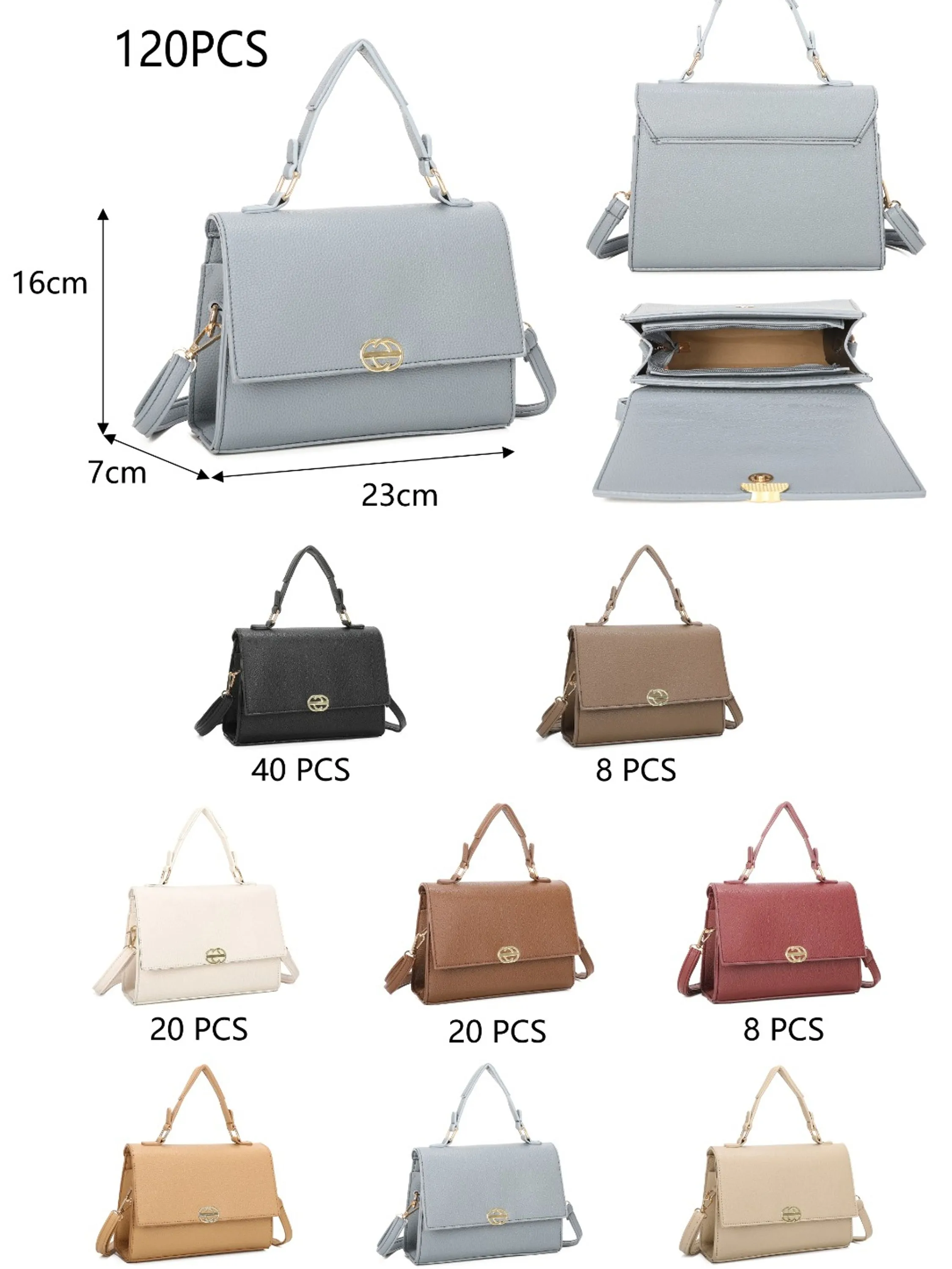 Bolsa feminina couro PU - RSTB-07