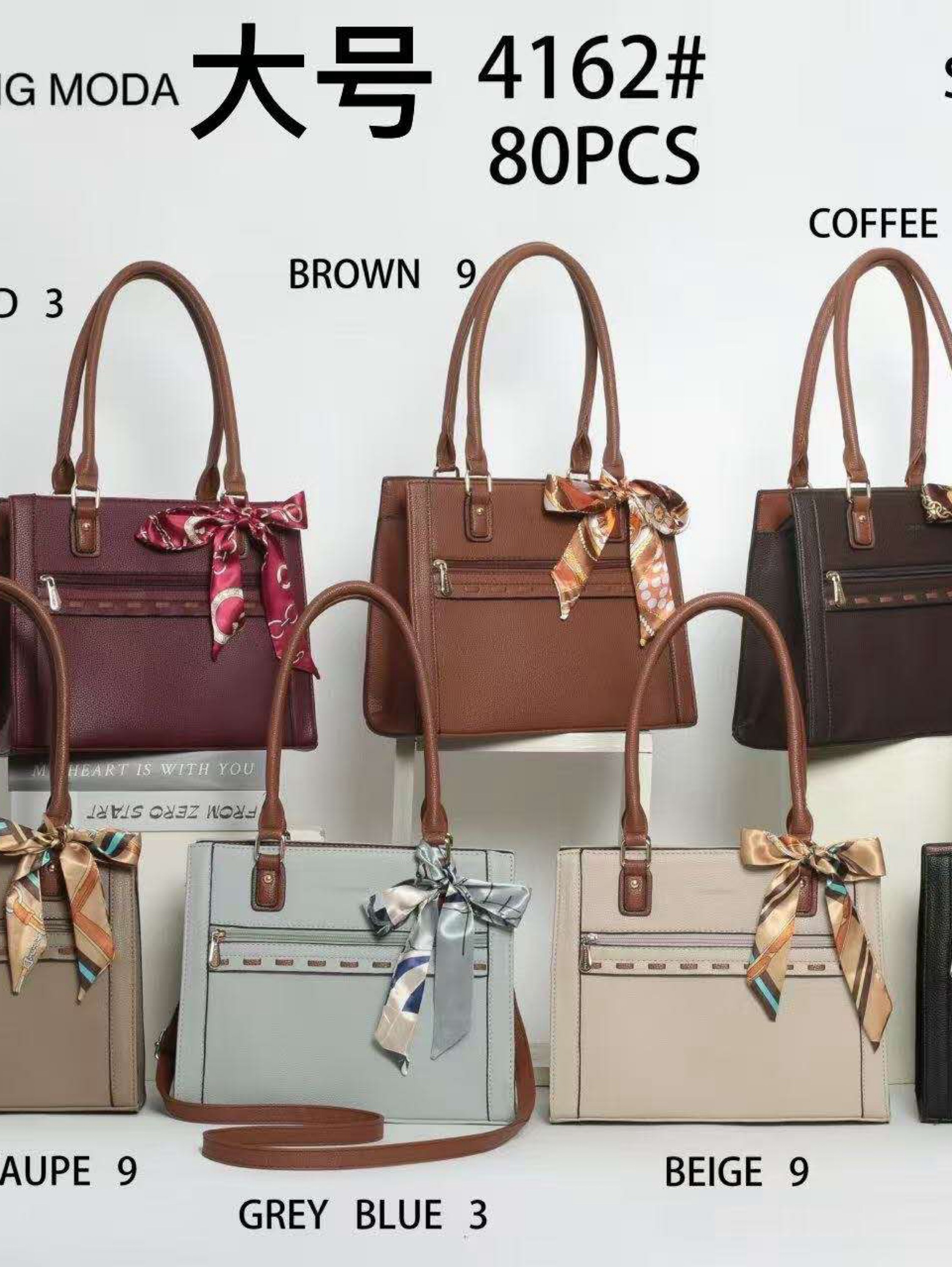 Bolsa grande feminina casual e elegante 4162