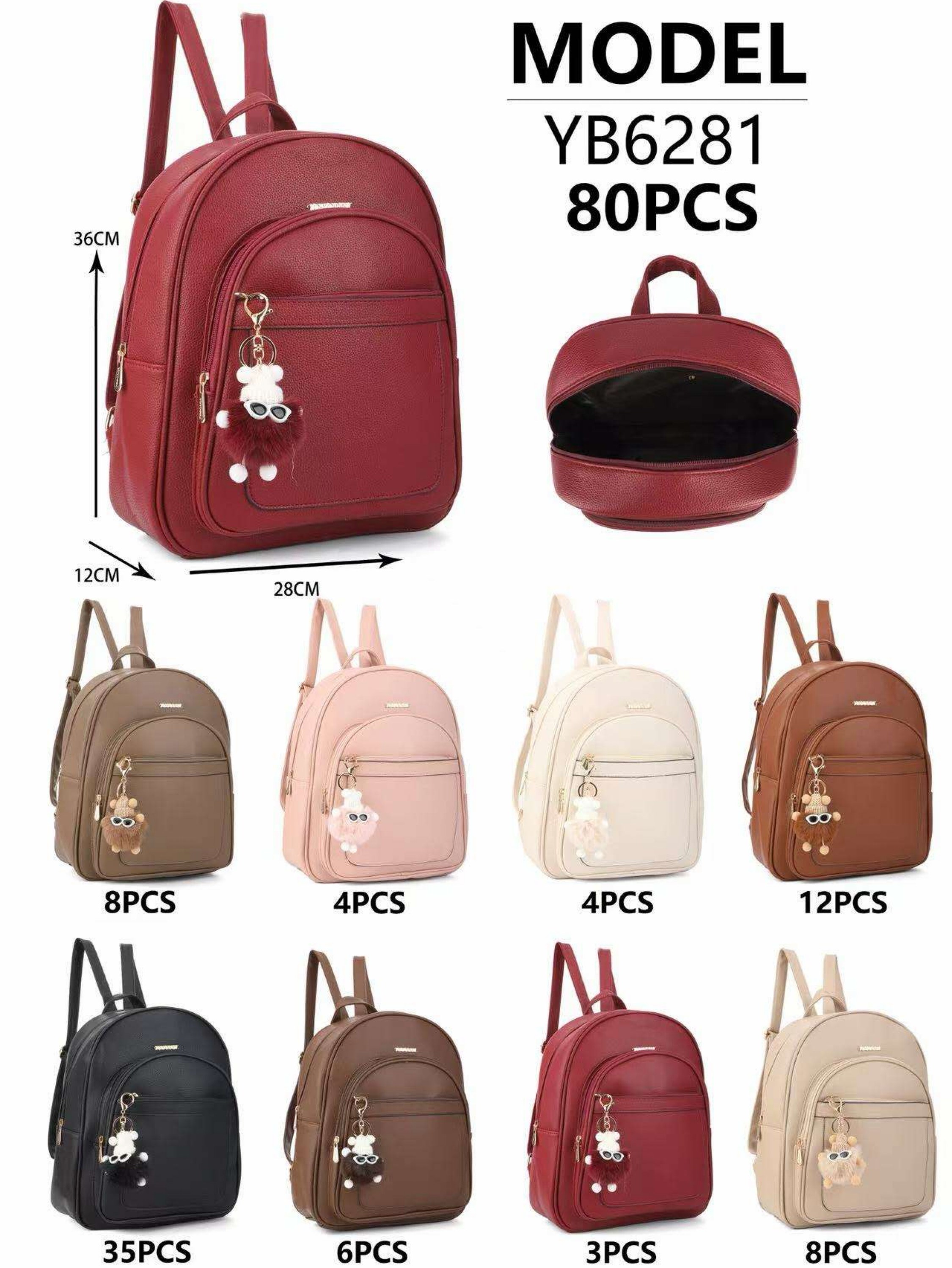 Mochila feminina moderna e casual 6281