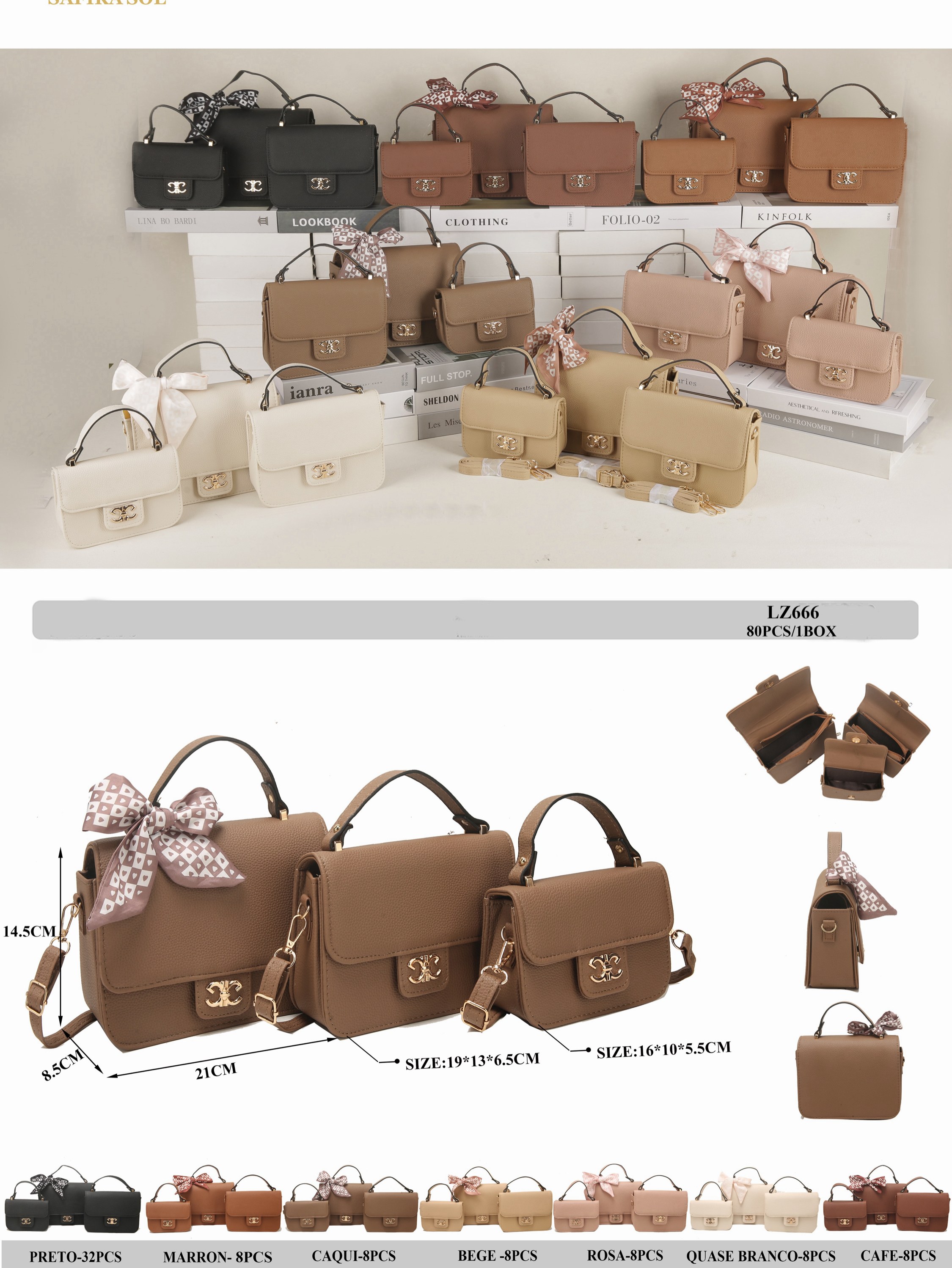 Conjunto feminino casual e elegante LZ666