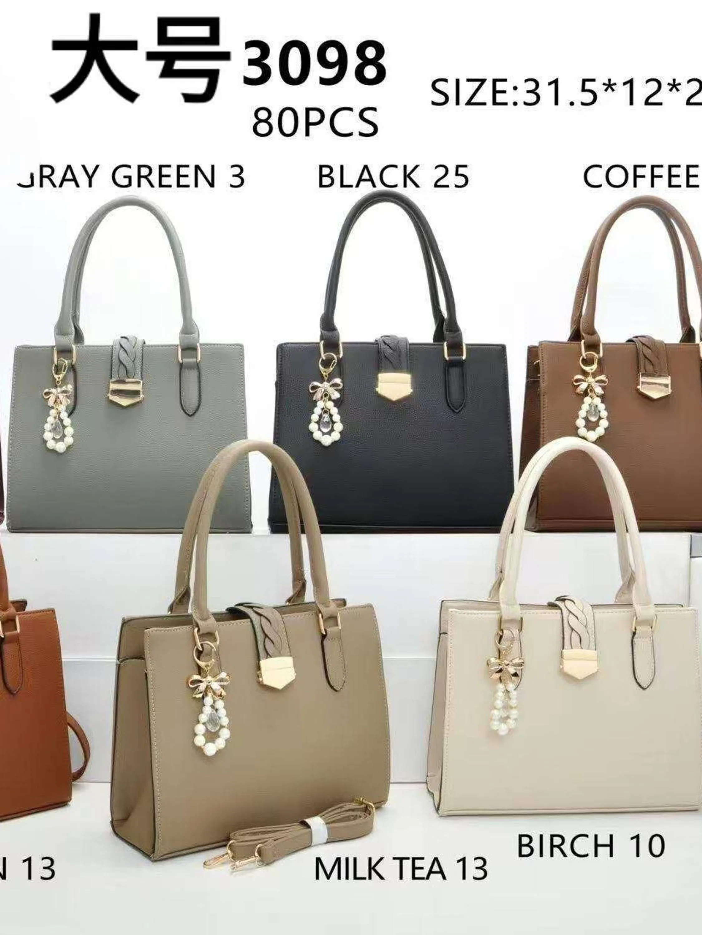 Bolsas casuais femininas da moda 3098