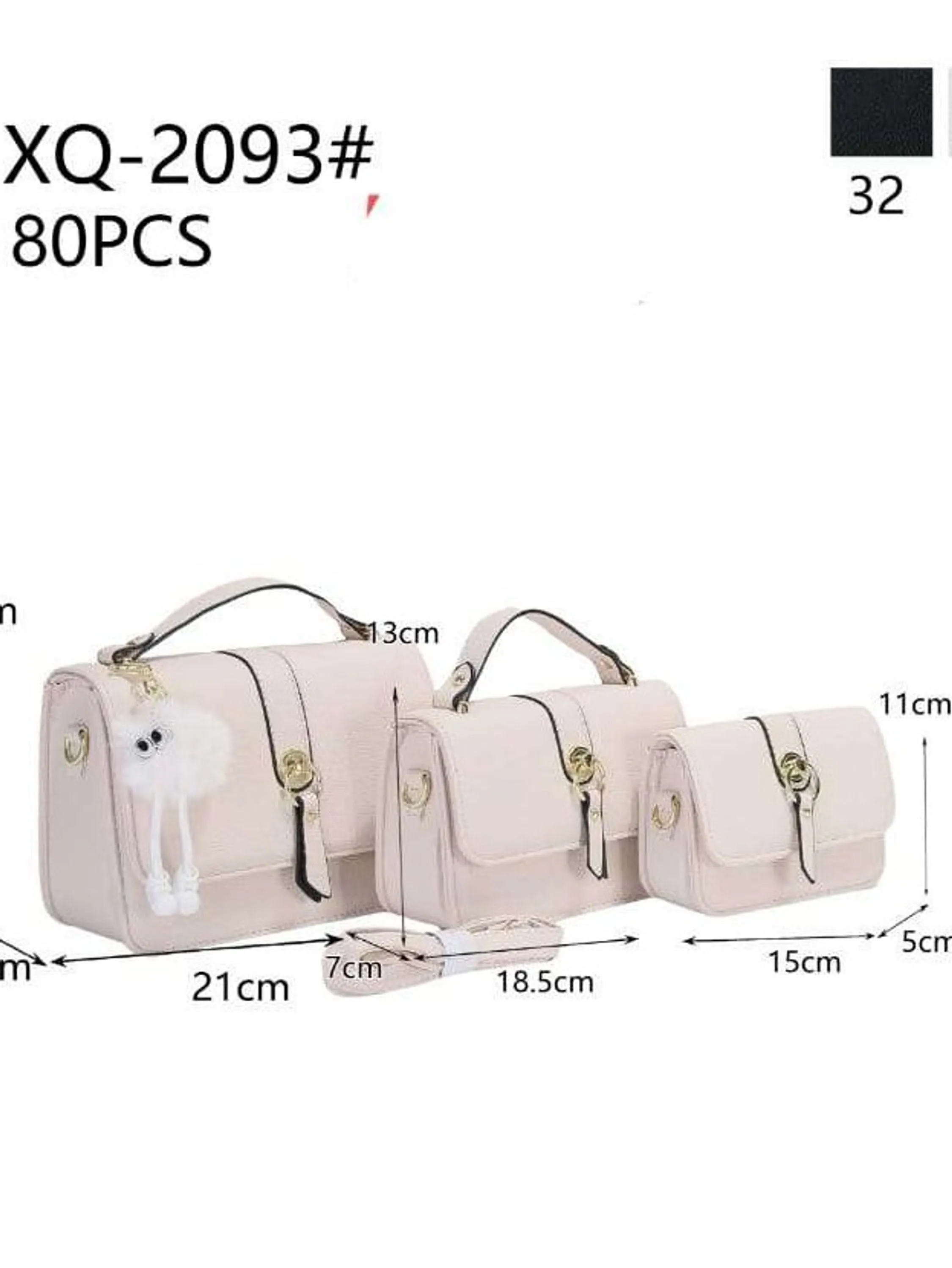 Conjunto de três peças da moda XQ-2093