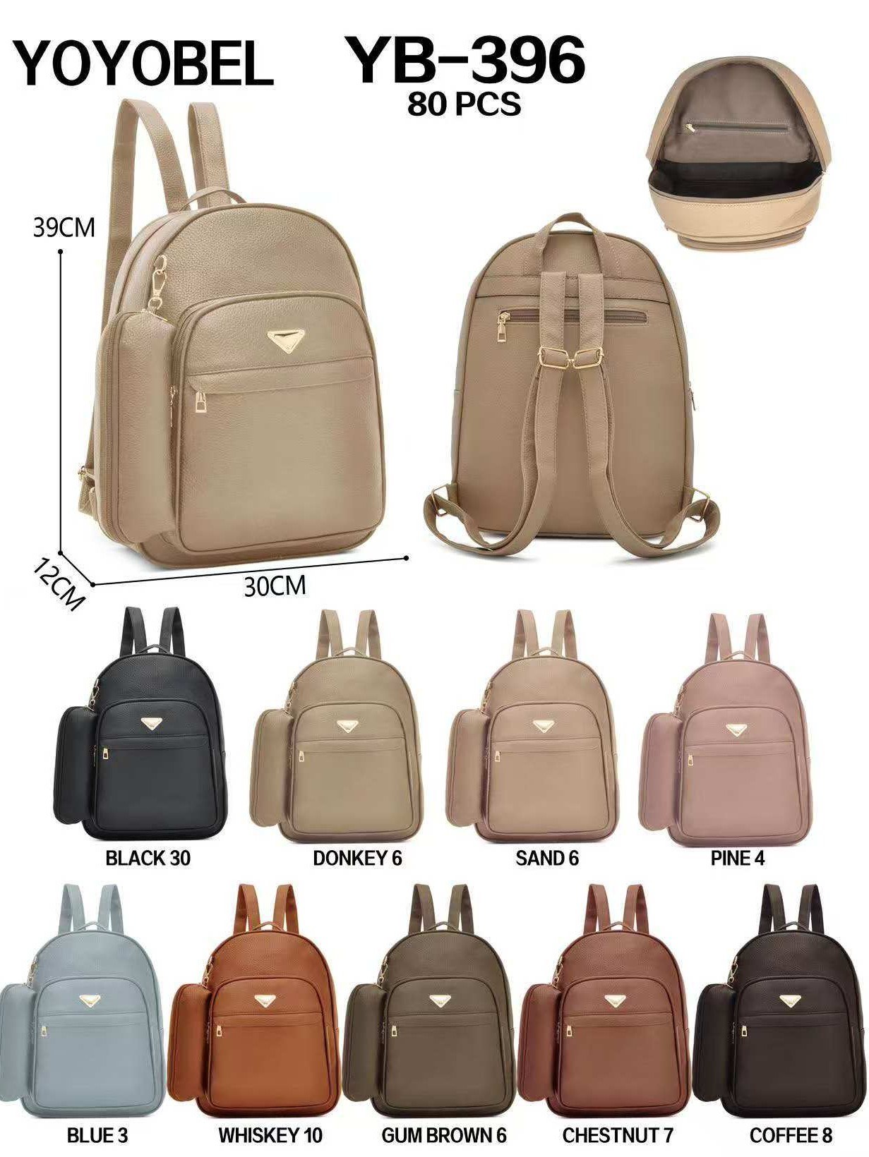Bolsas casuais femininas da moda YB-396