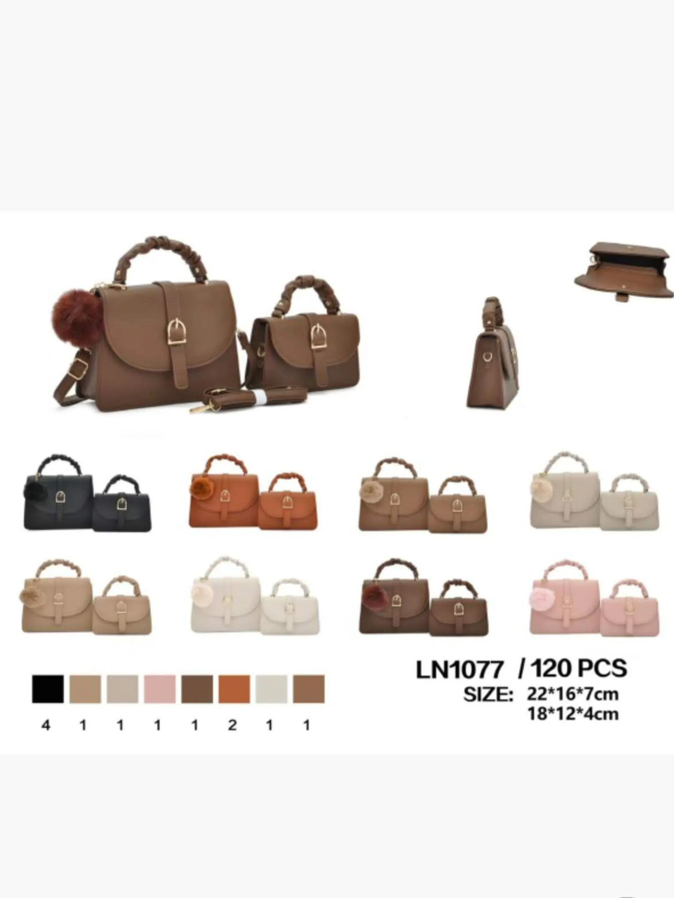Bolsas kit femininas da moda LN1077