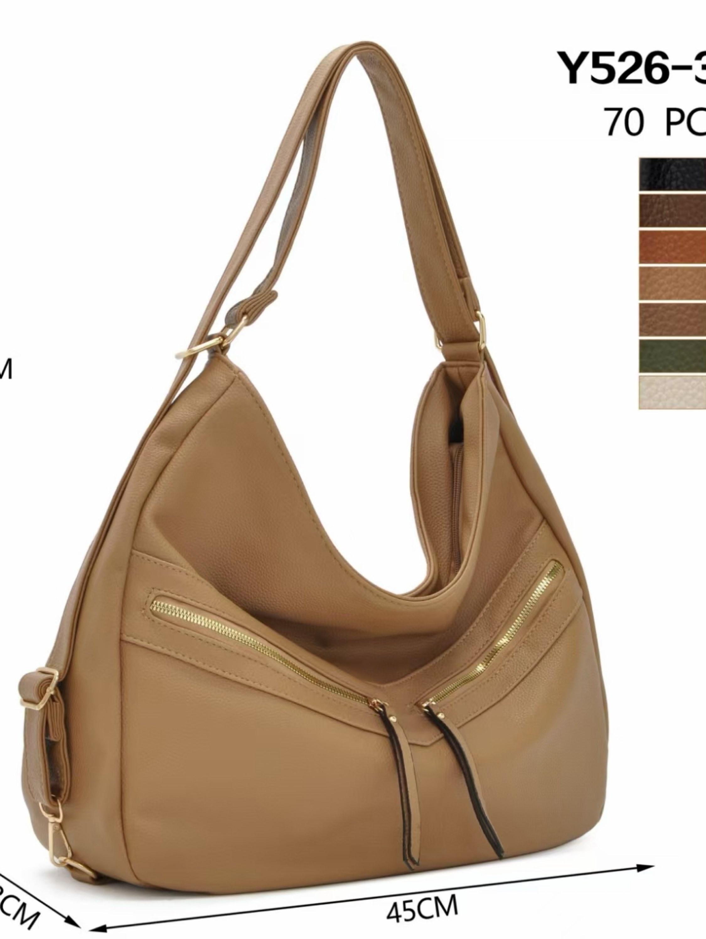 Bolsa grande, elegante e casual.526-3