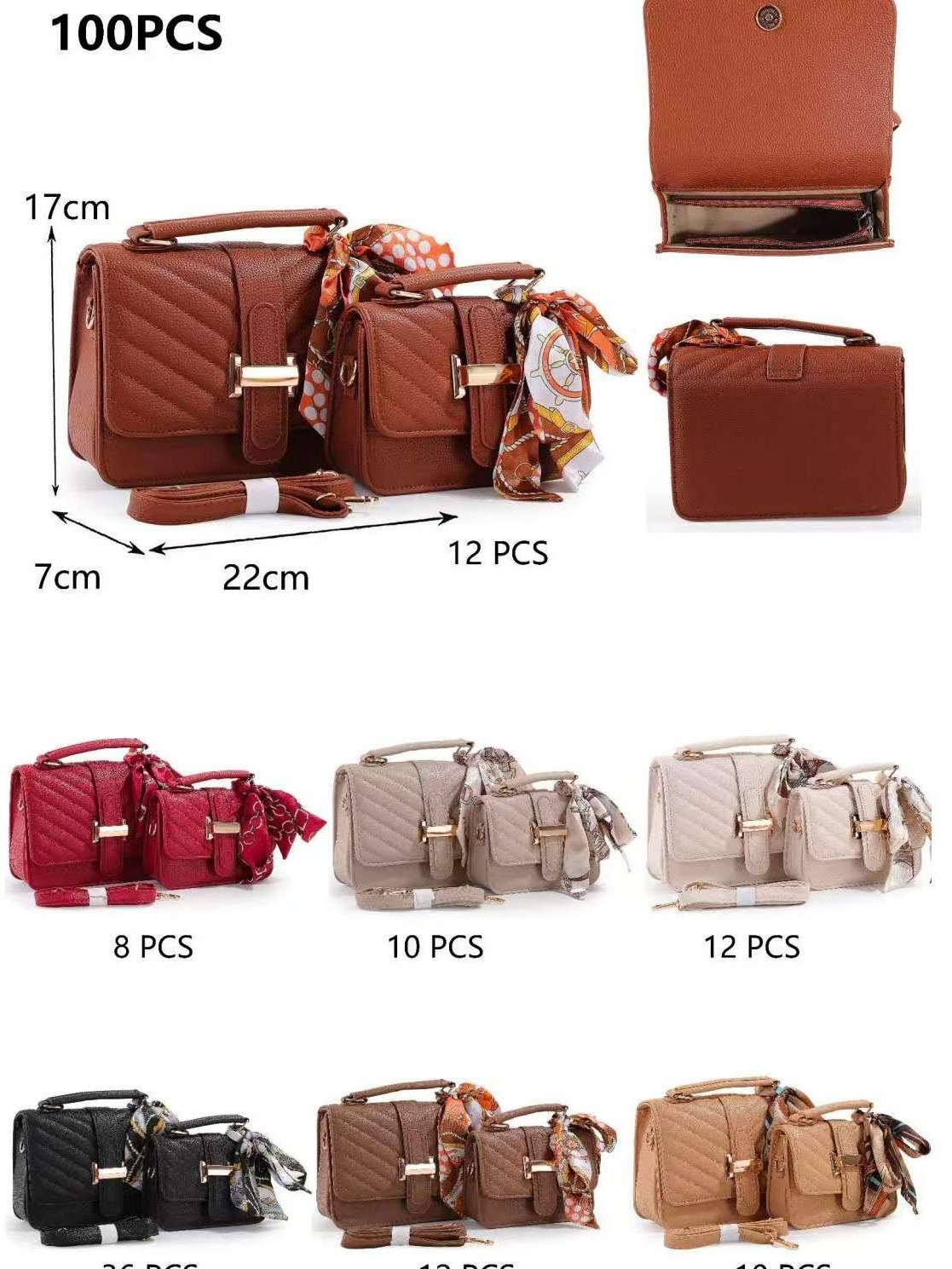 Bolsas femininas modernas e casuais Y-2612