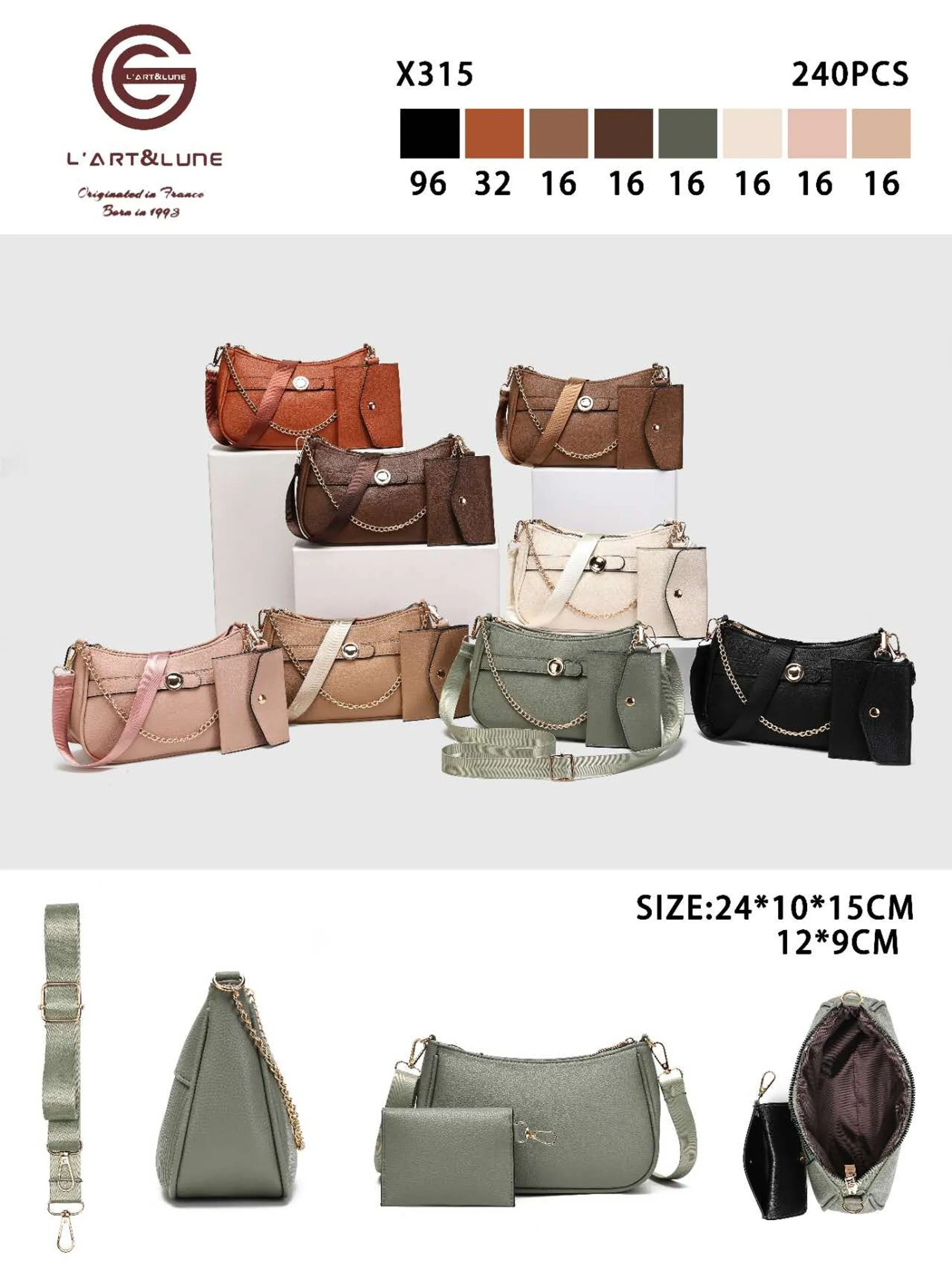 Bolsas femininas casuais da moda X315