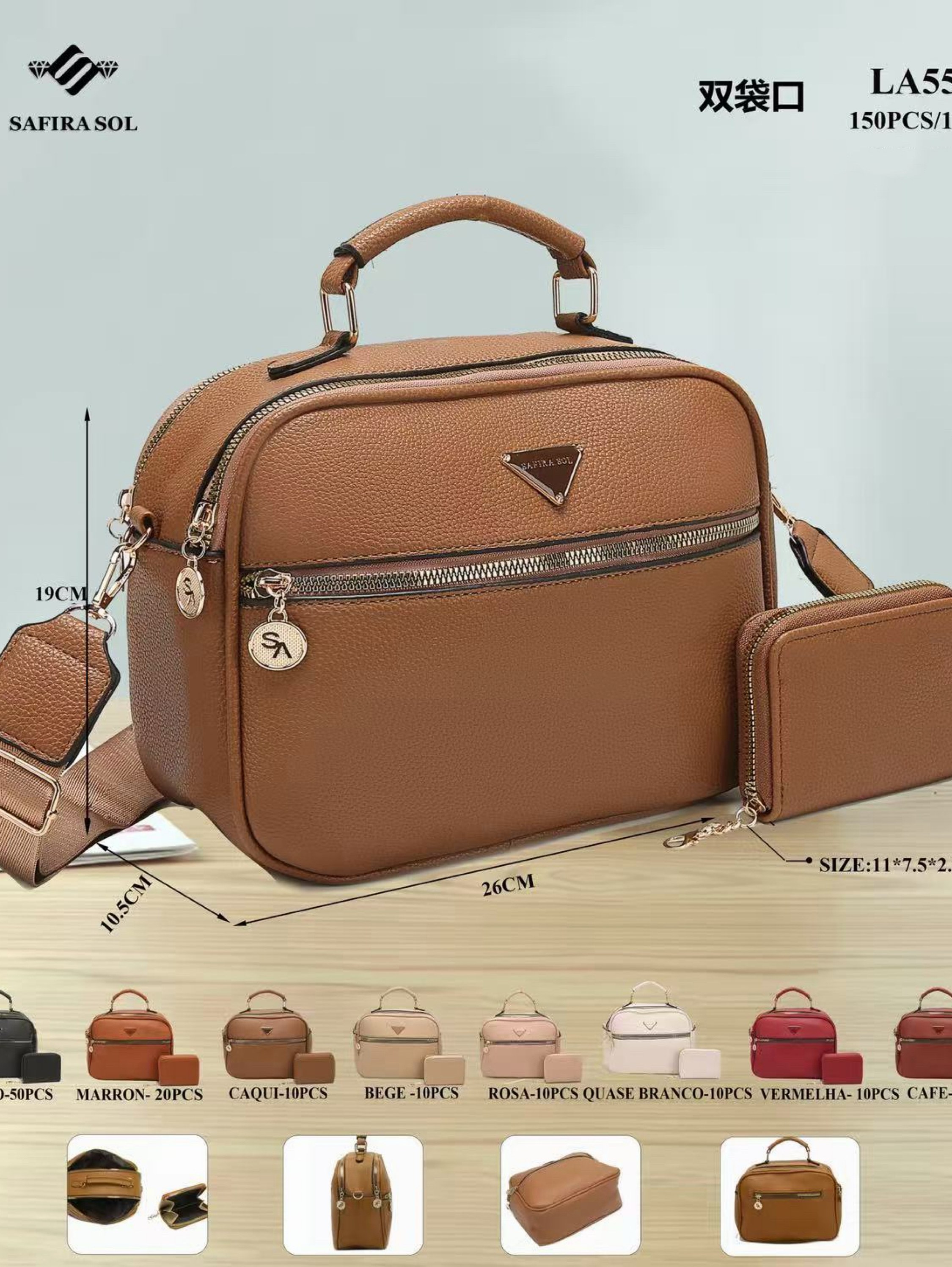 Bolsas femininas modernas e casuais 559