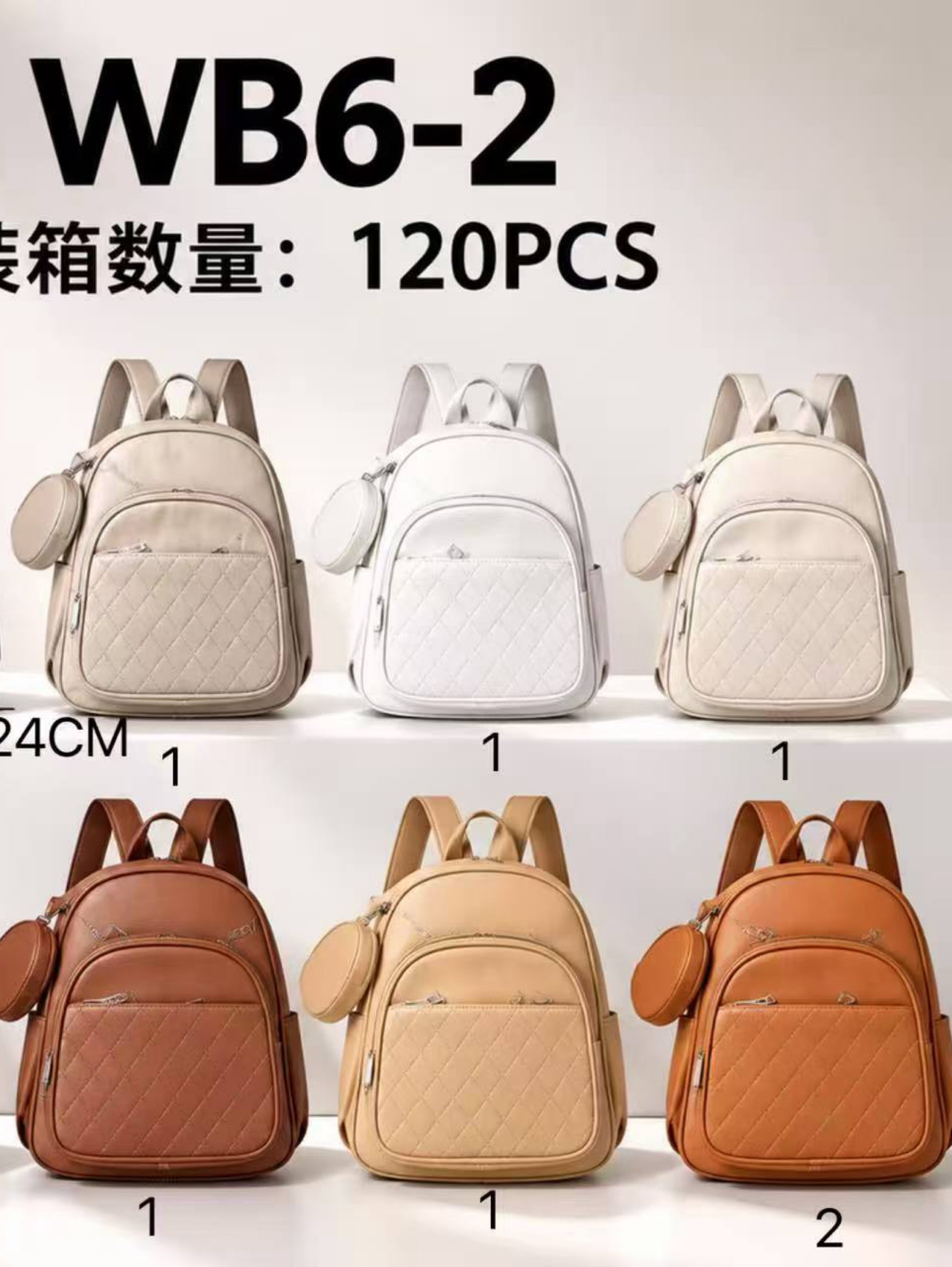 Mochila feminina casual 6-2
