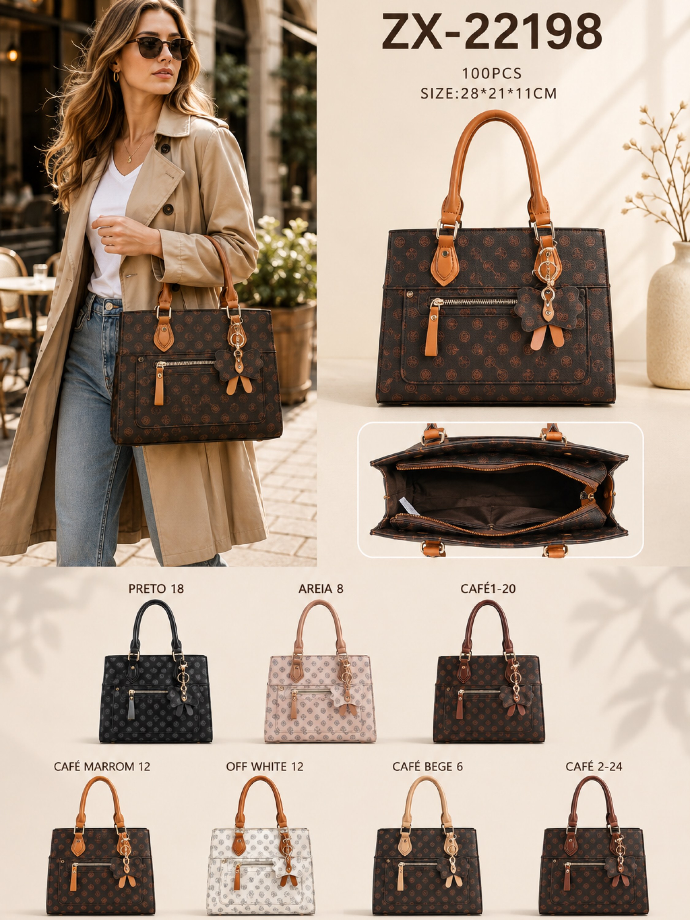 Bolsas femininas modernas e casuais 22198