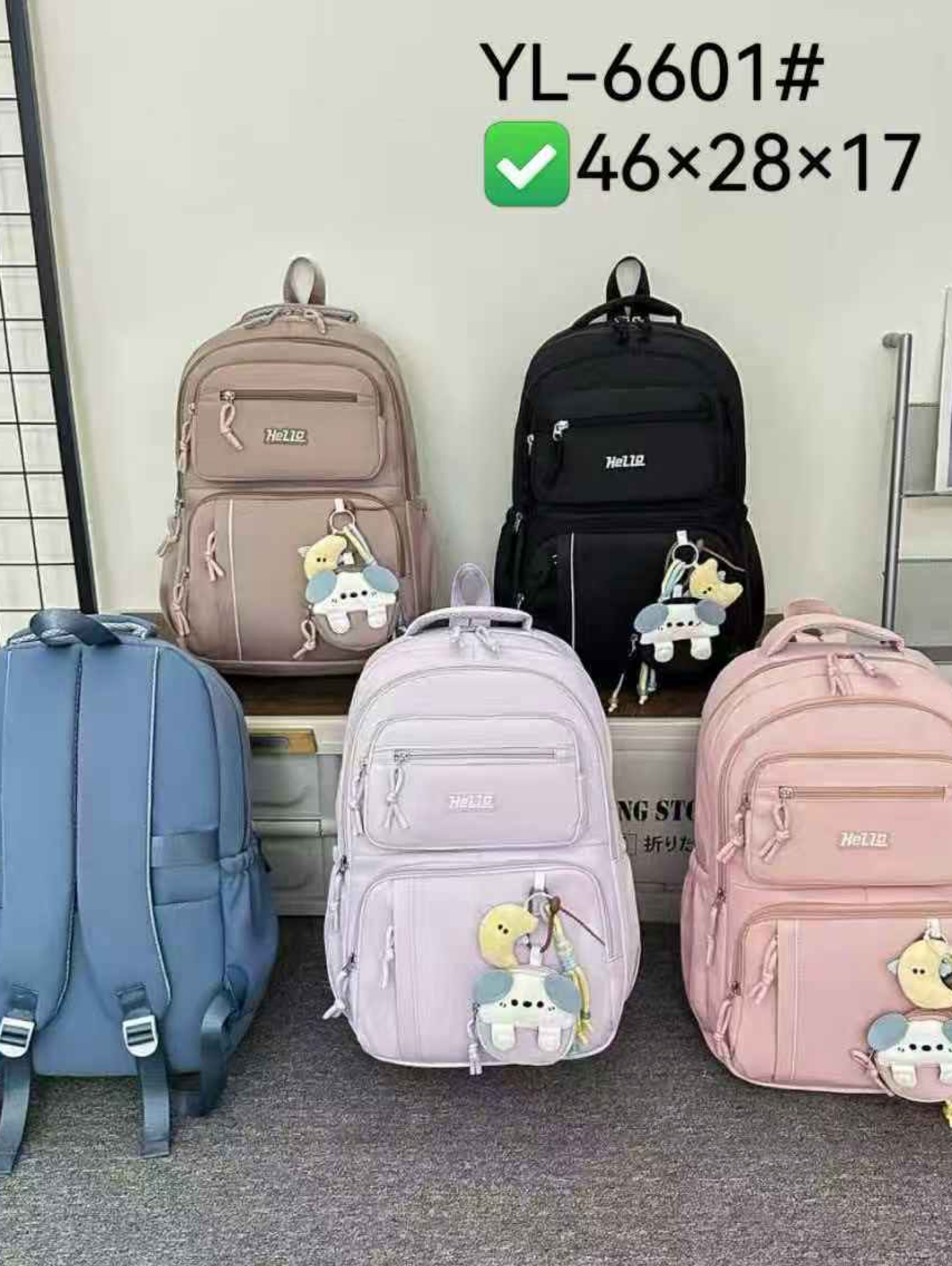 Mochilas casuais masculinas e femininas 6601