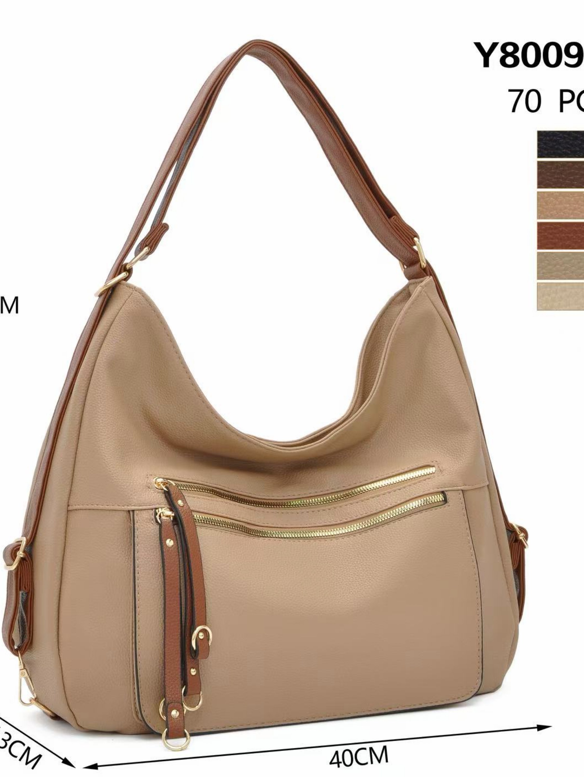 Bolsa grande feminina casual e elegante Y8009-1