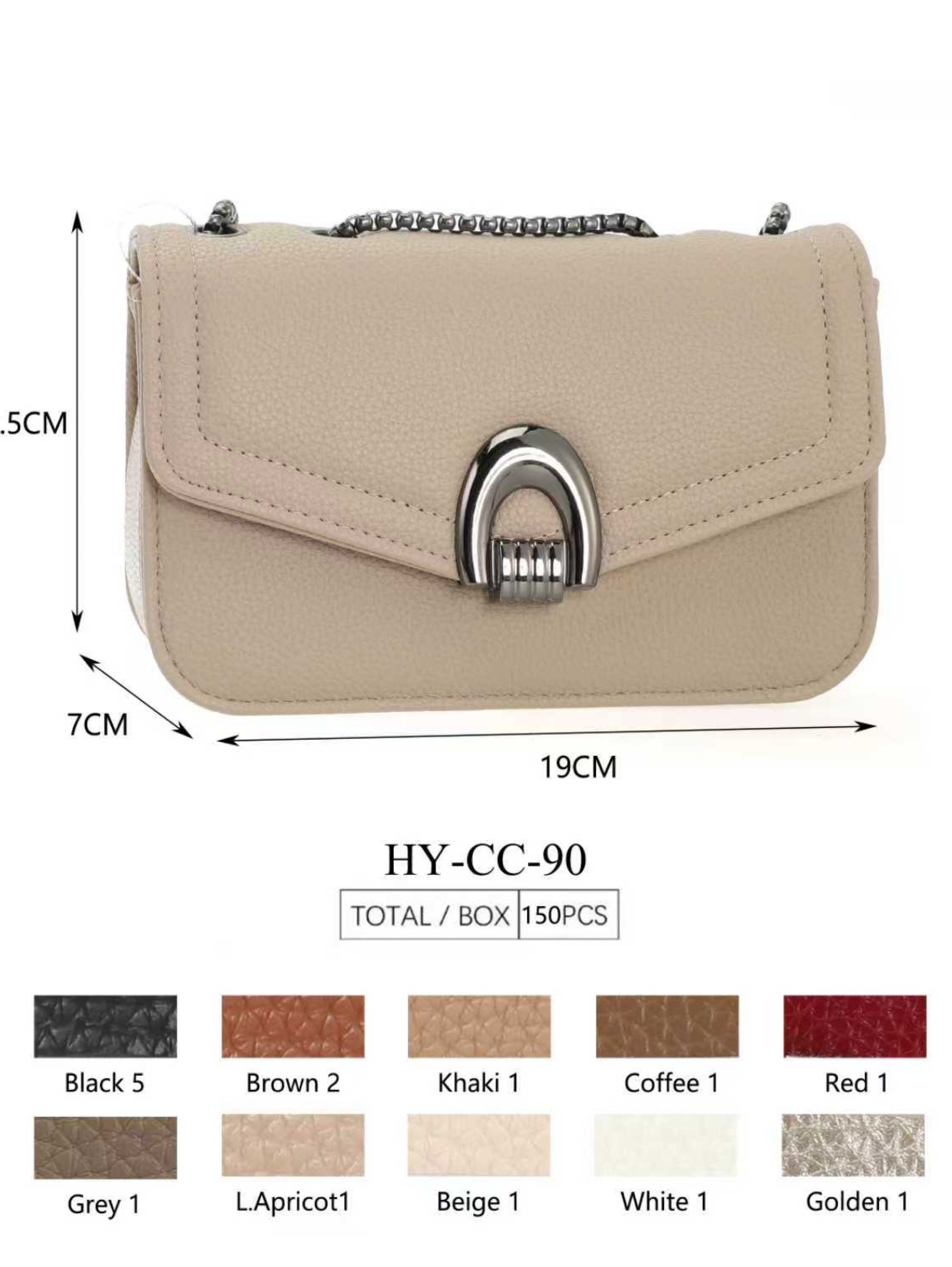 Bolsa feminina de corrente CC-90