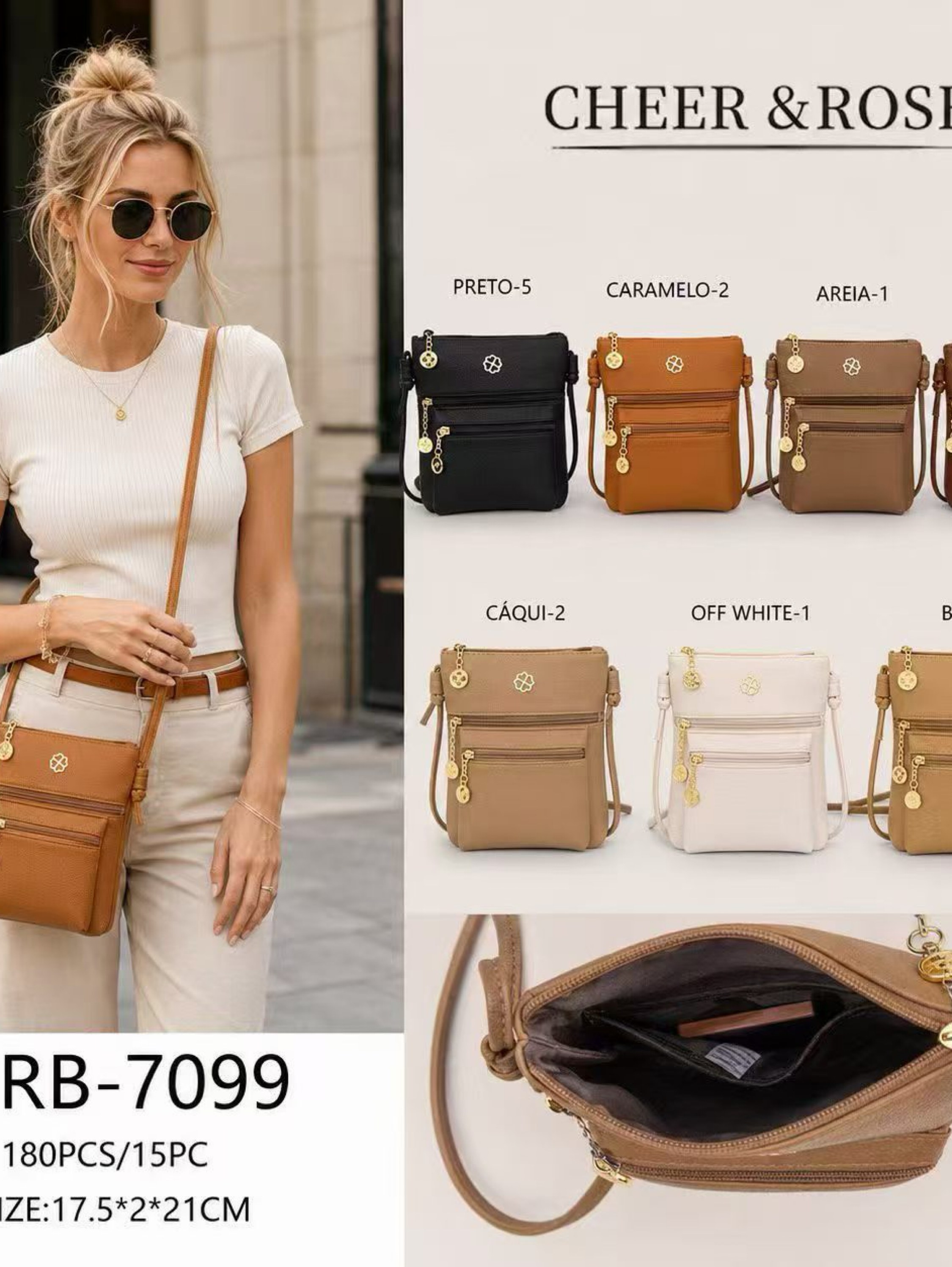 Bolsas femininas modernas e casuais 7099