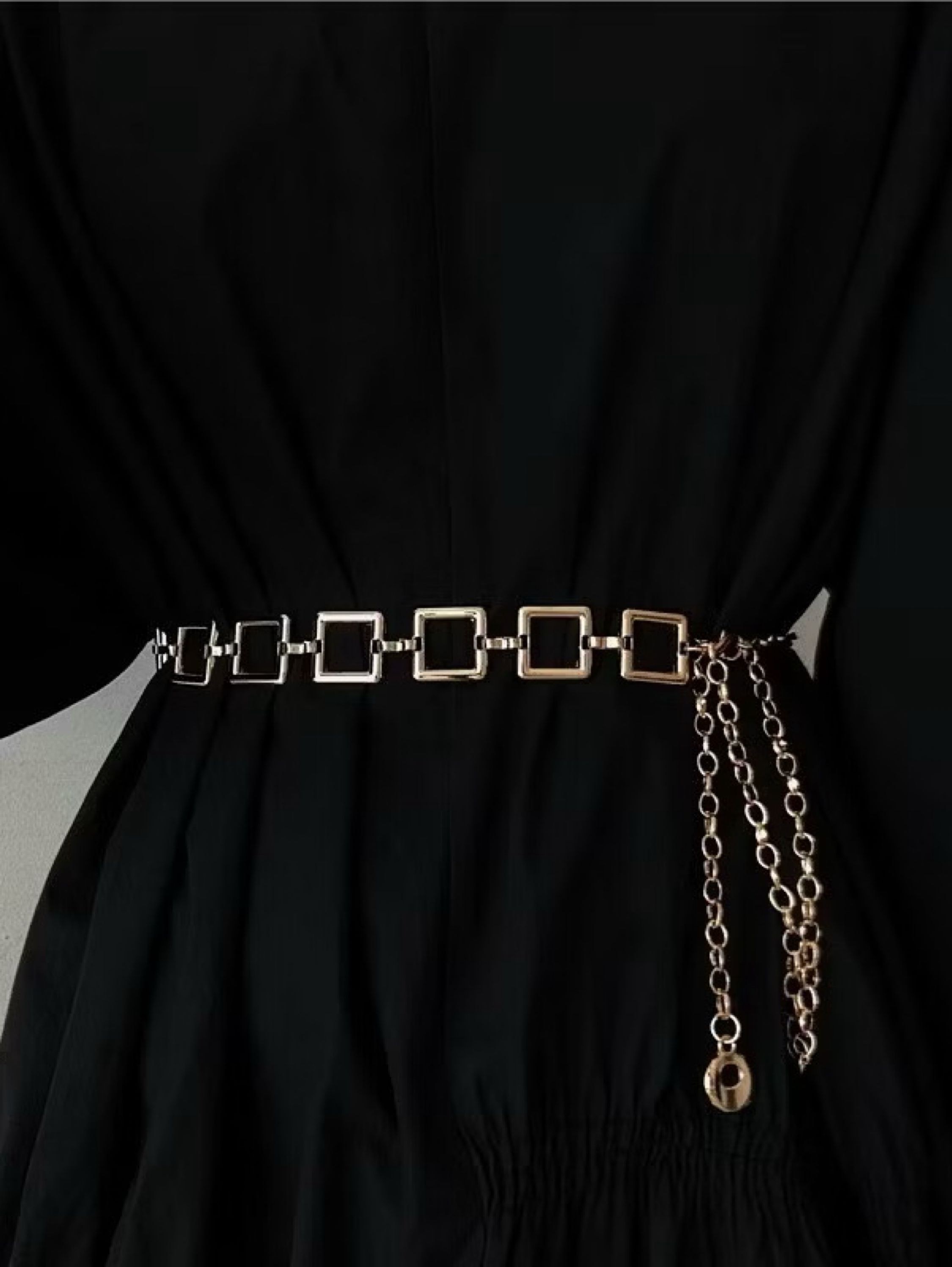 Cintos Corrente Feminino Metal Fashion Blogueiras