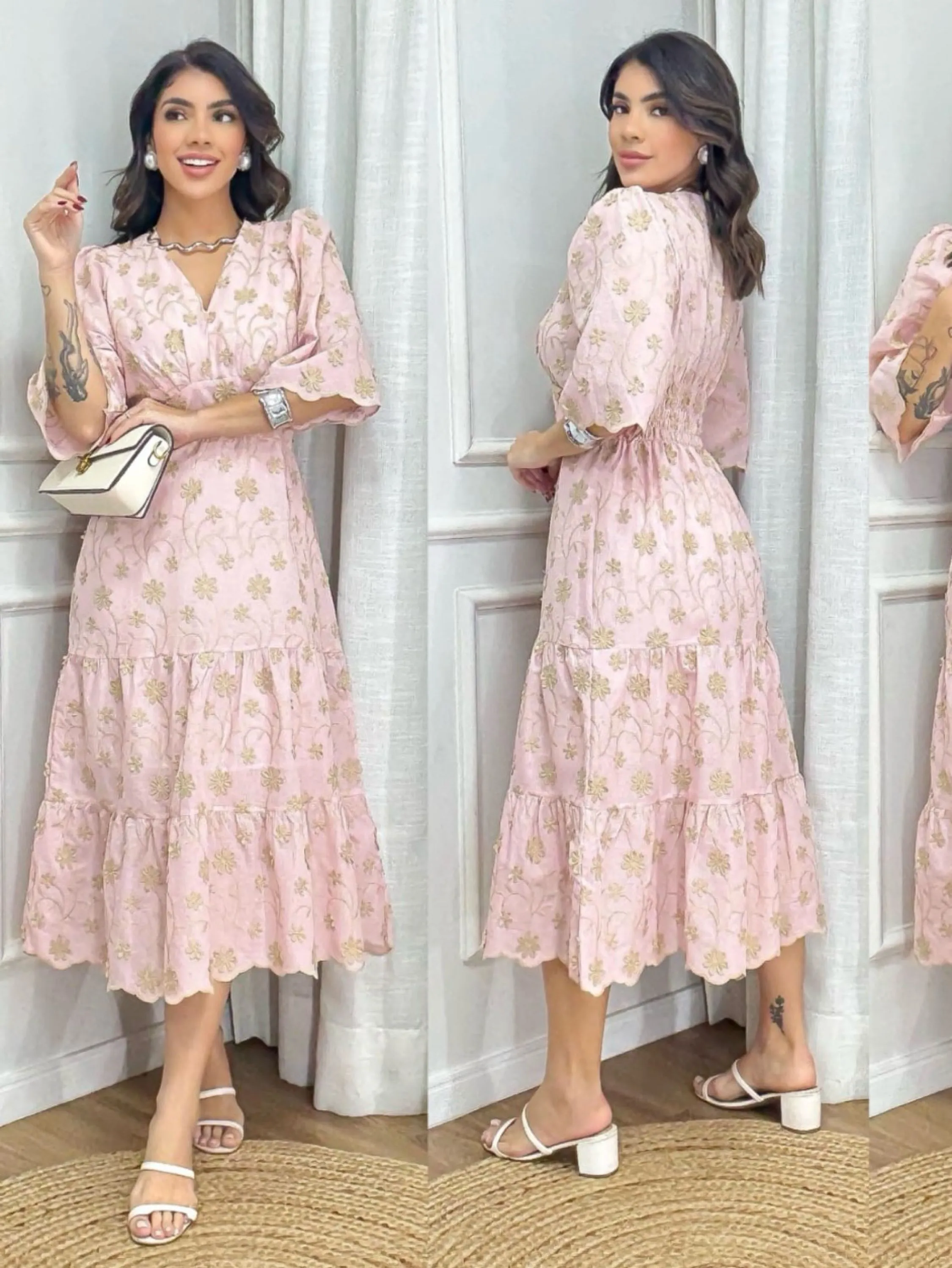 Vestido Alice Bordado