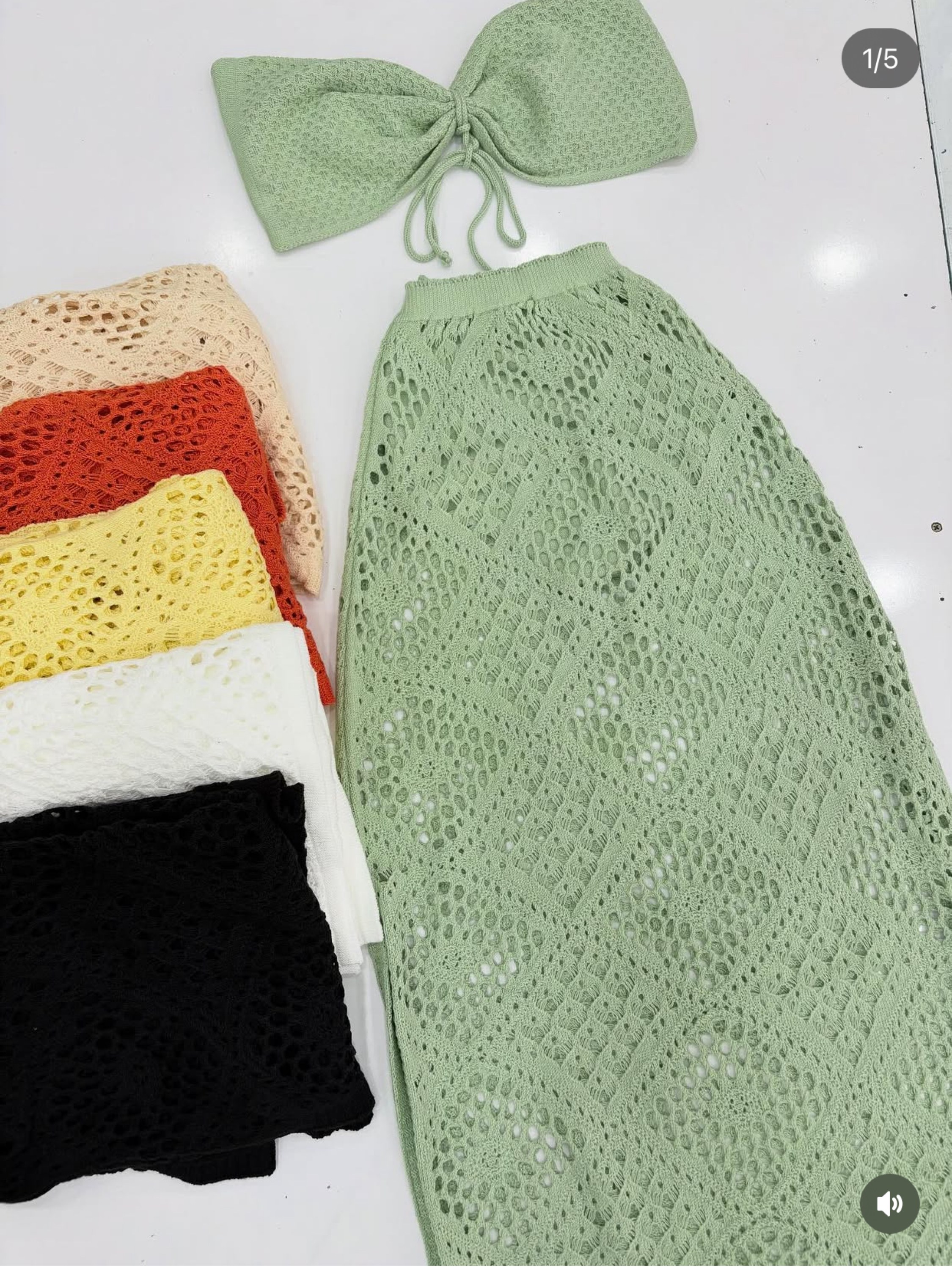 Conjunto top com saia