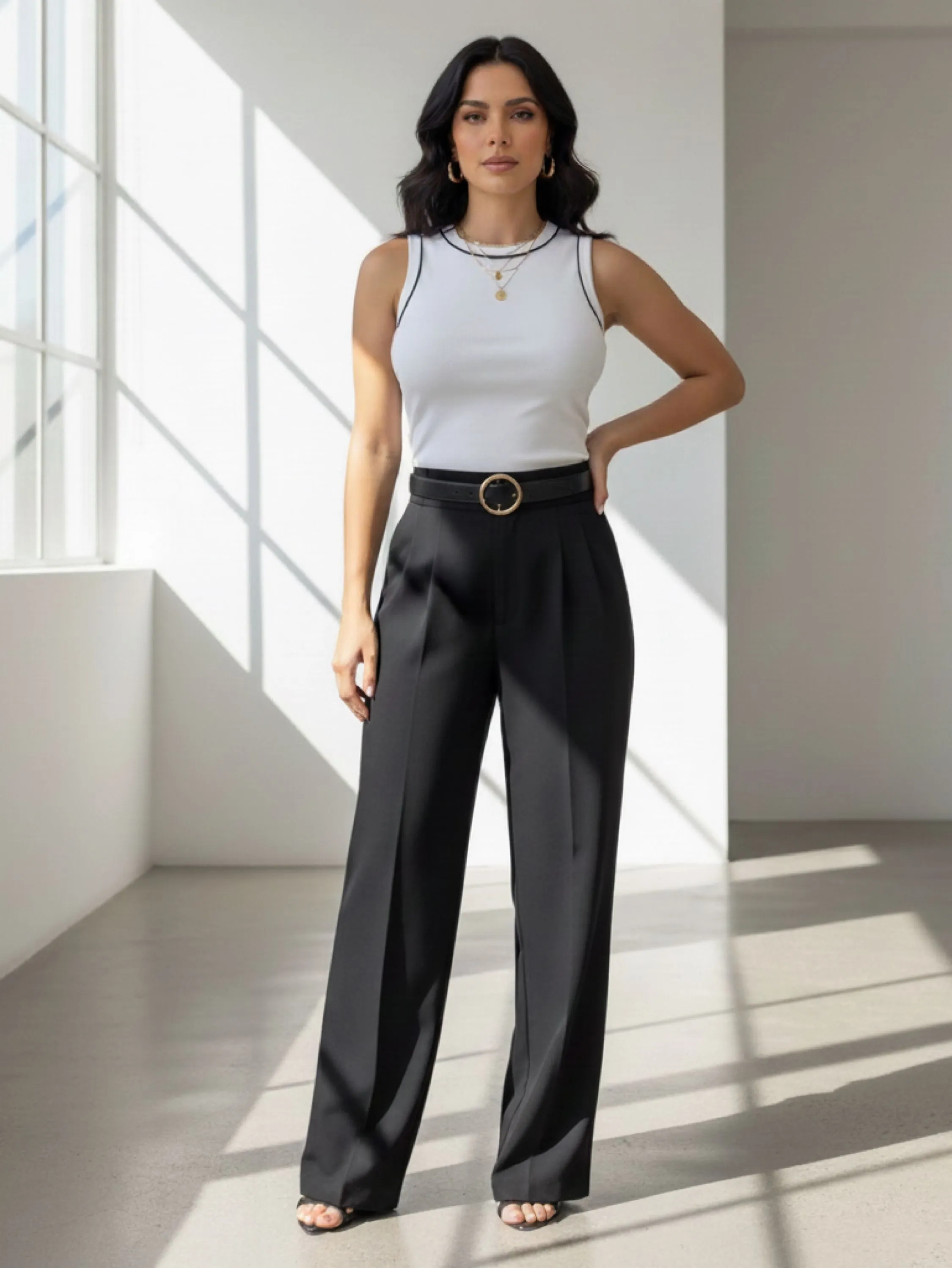 Blusa regata canelada com elastano tamanho unico