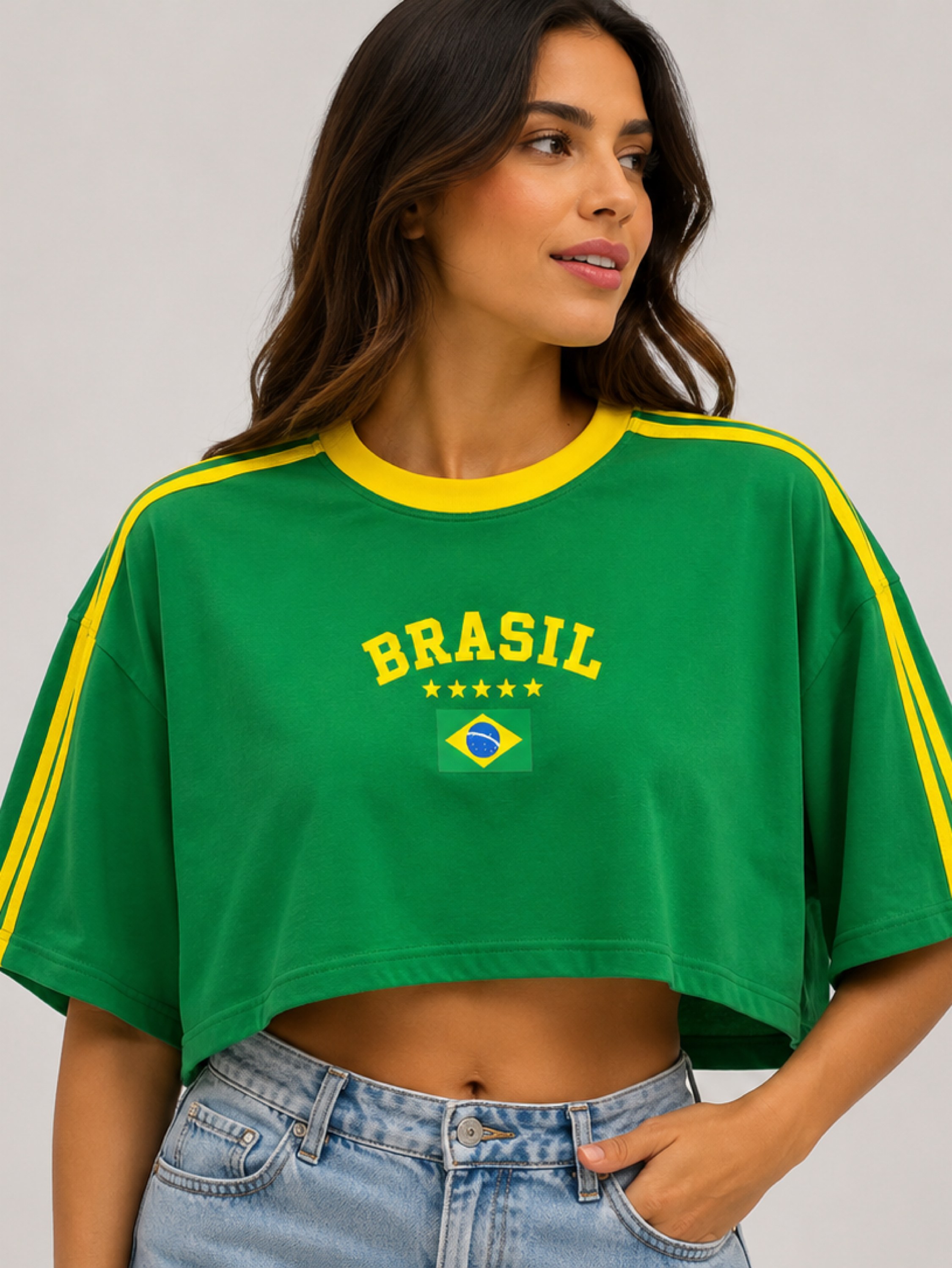 Cropped OverSize Brasil