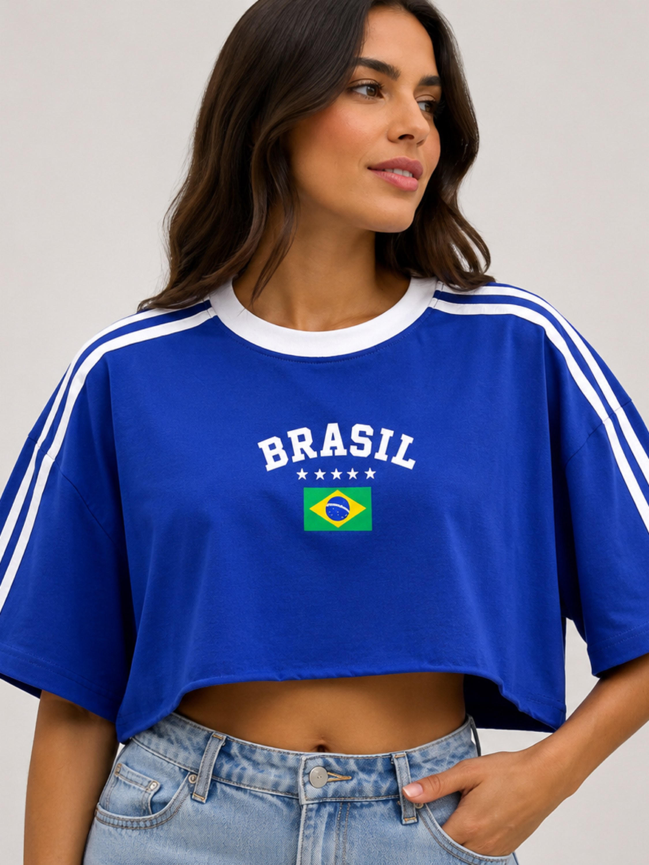 Cropped OverSize Brasil