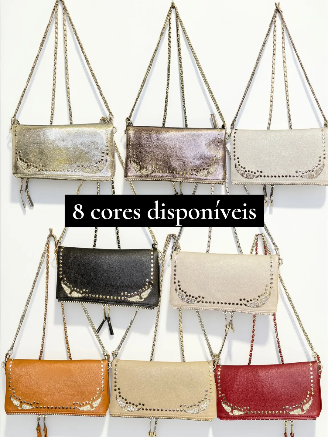 Bolsa Clutch Tiracolo com Brilho - YS099